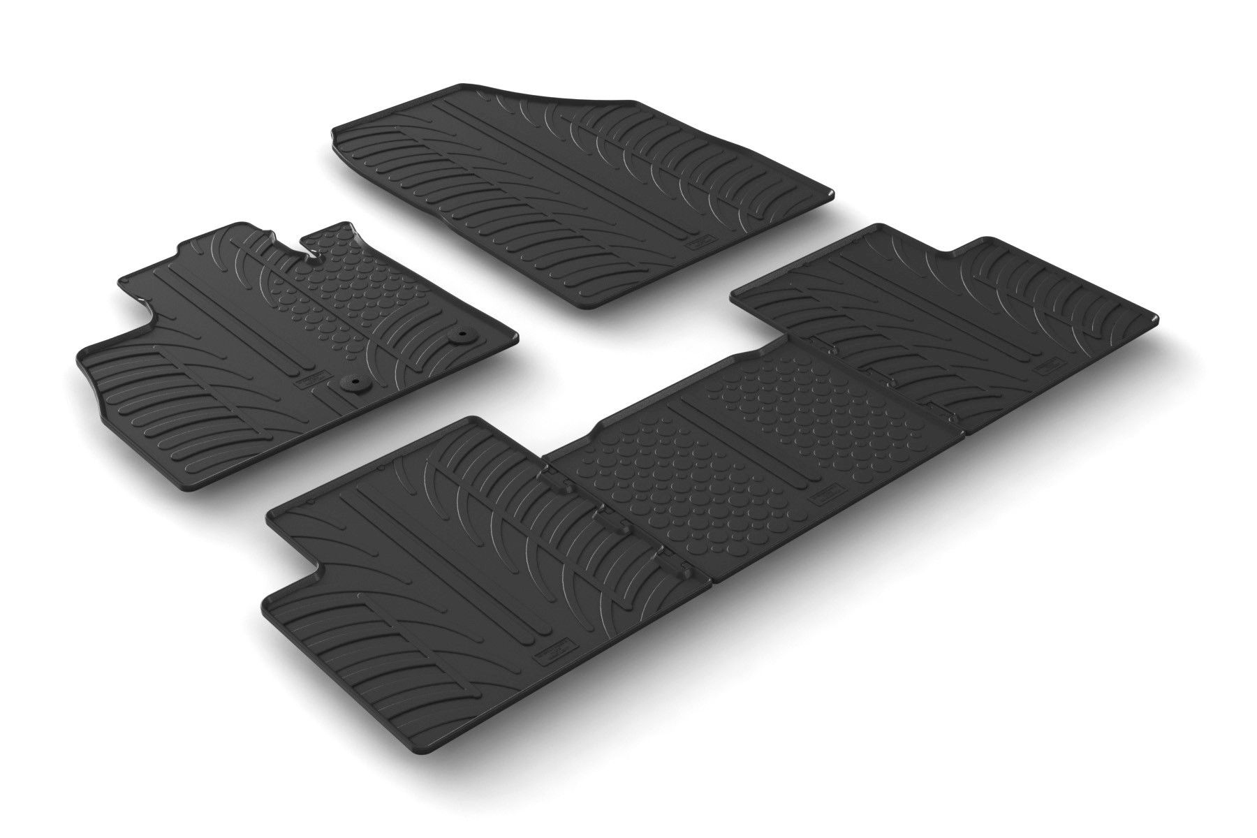 Set tappeti su misura in gomma - compatibile per Renault Scenic 5 posti (10/16>12/22)