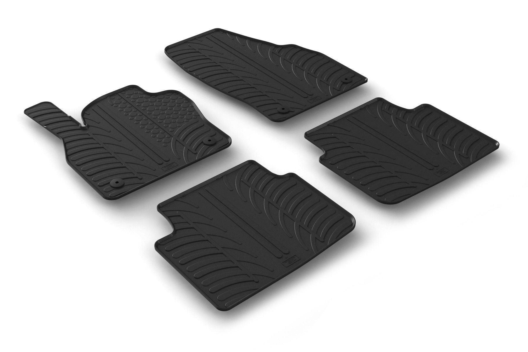 Set tappeti su misura in gomma - compatibile per Skoda Kamiq (12/19>)