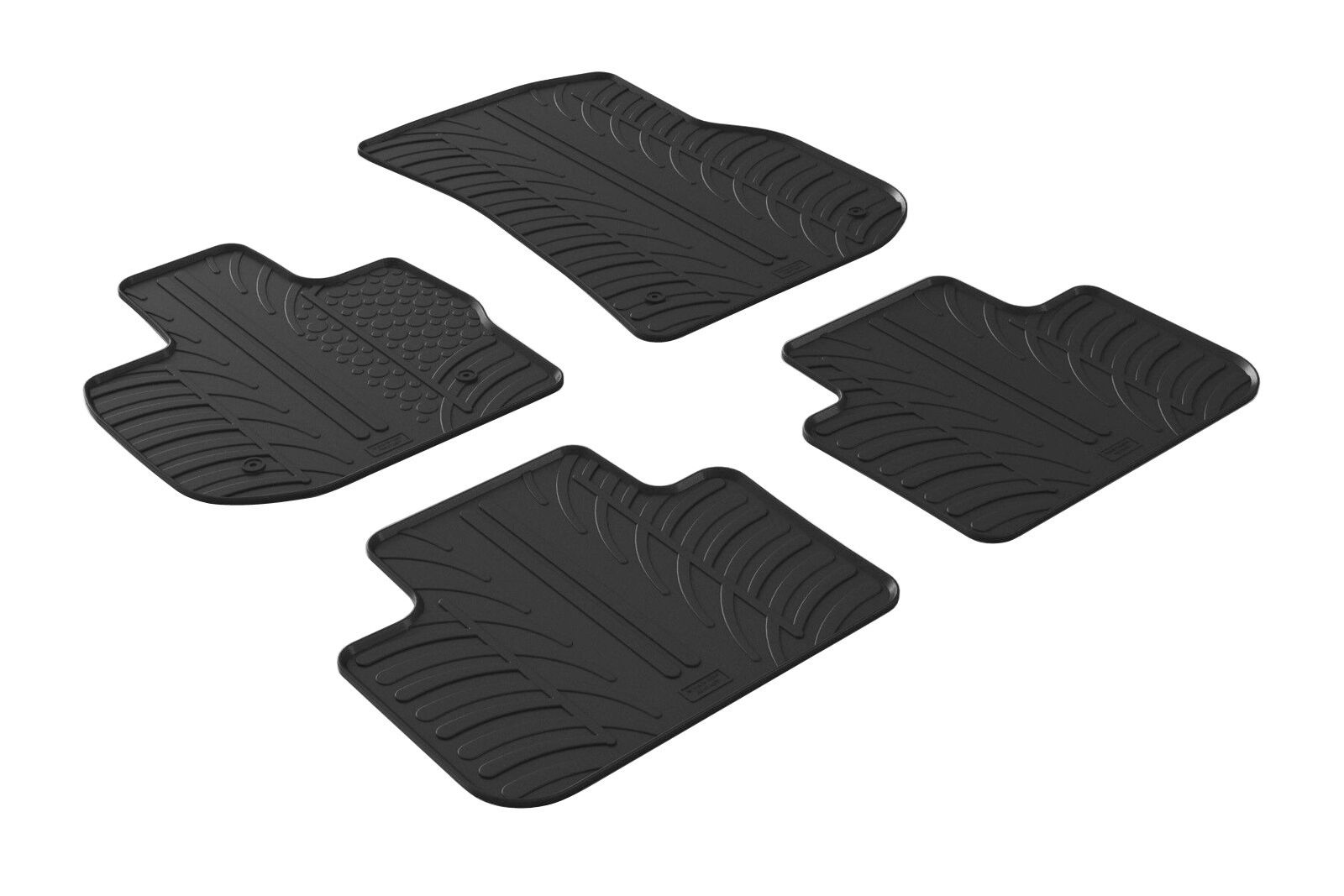 Set tappeti su misura in gomma - compatibile per Bmw X3 (G01) (08/17>08/24) automatico - Bmw iX (08/21>02/25) - Bmw X3 (G01) (06/21>08/24) automatico