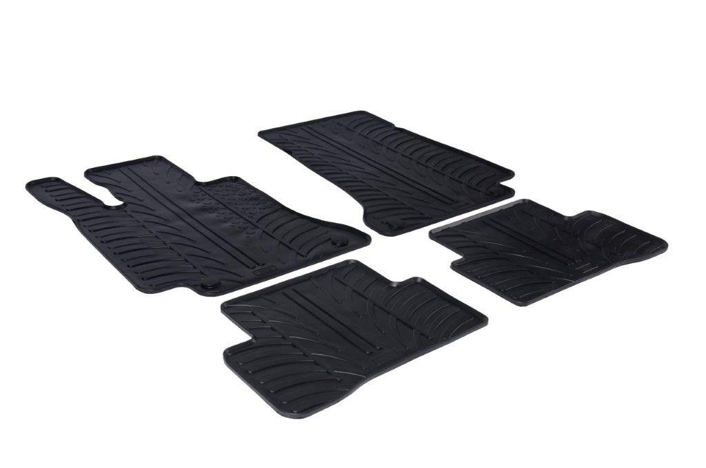 Set tappeti su misura in gomma - compatibile per Mercedes Classe C 4p (03/14>05/21) - Mercedes Classe C sw (09/14>05/21)