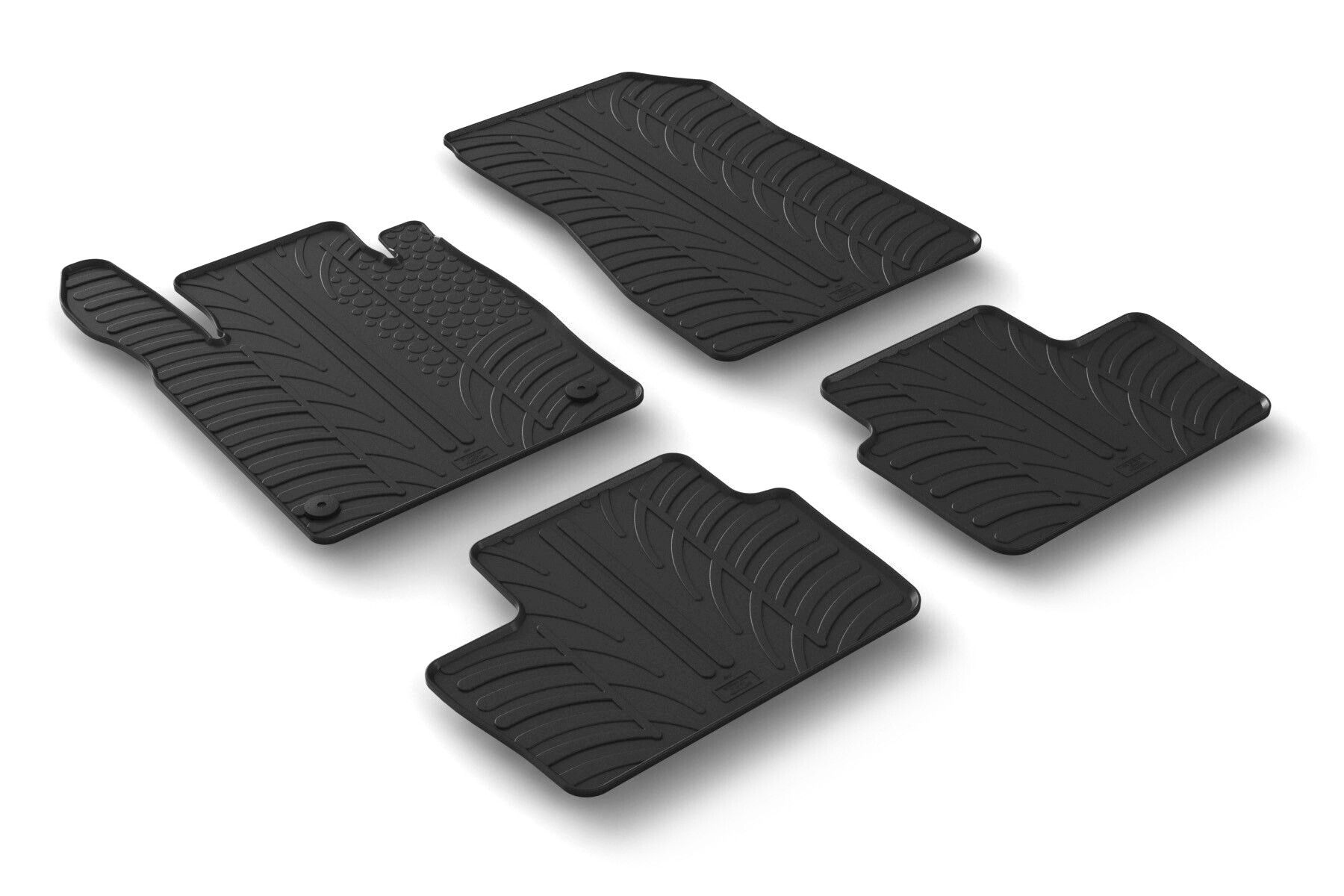Set tappeti su misura in gomma - compatibile per Nissan Juke (12/19>)