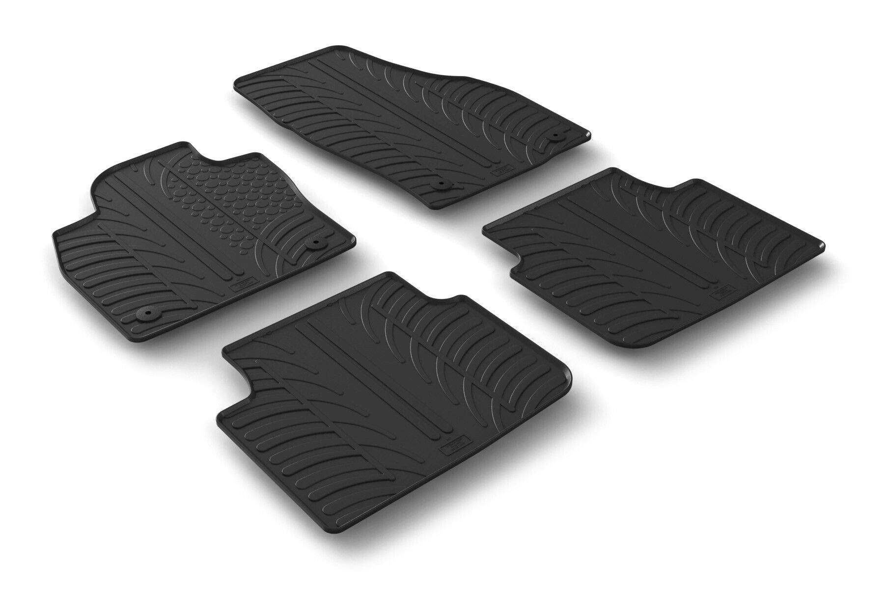 Set tappeti su misura in gomma - compatibile per Skoda Scala 5p (06/19>)