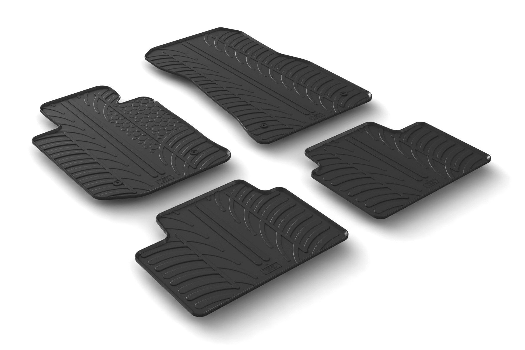 Set tappeti su misura in gomma - compatibile per Bmw Serie 3 (G20) (12/18>08/22) - Bmw Serie 3 Touring (G21) (08/19>08/22) - Bmw Serie 3 (G20) (09/22>) - Bmw Serie 3 Touring (G21) (09/22>)
