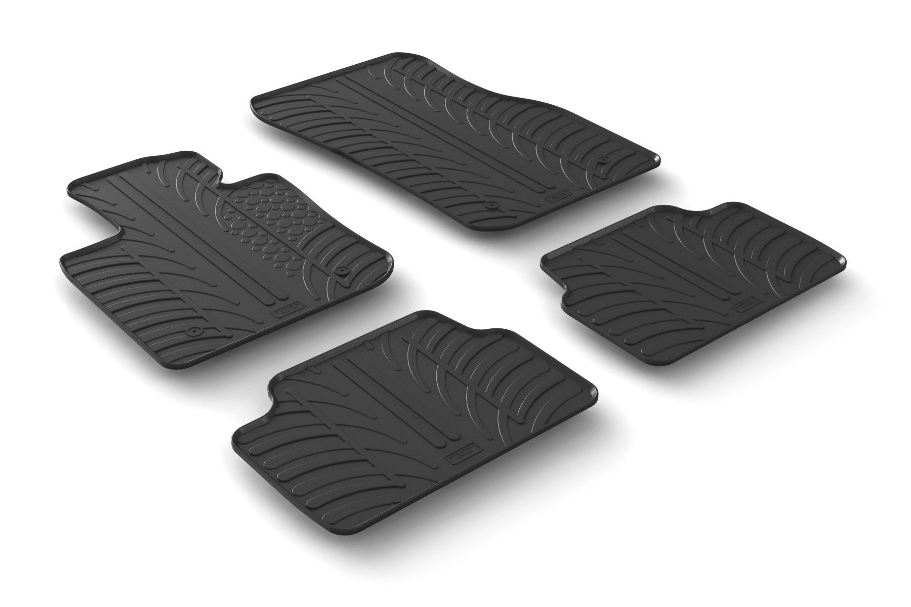 Set tappeti su misura in gomma - compatibile per Mini Mini (F55) (07/14>03/24) manuale