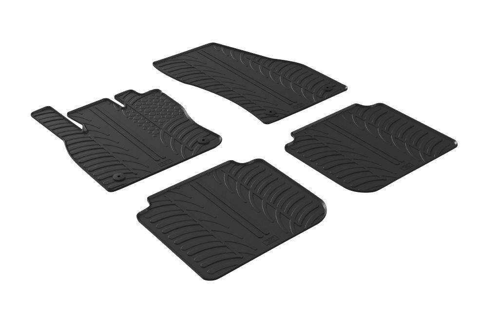 Set tappeti su misura in gomma - compatibile per Skoda Kodiaq (04/17>05/24)