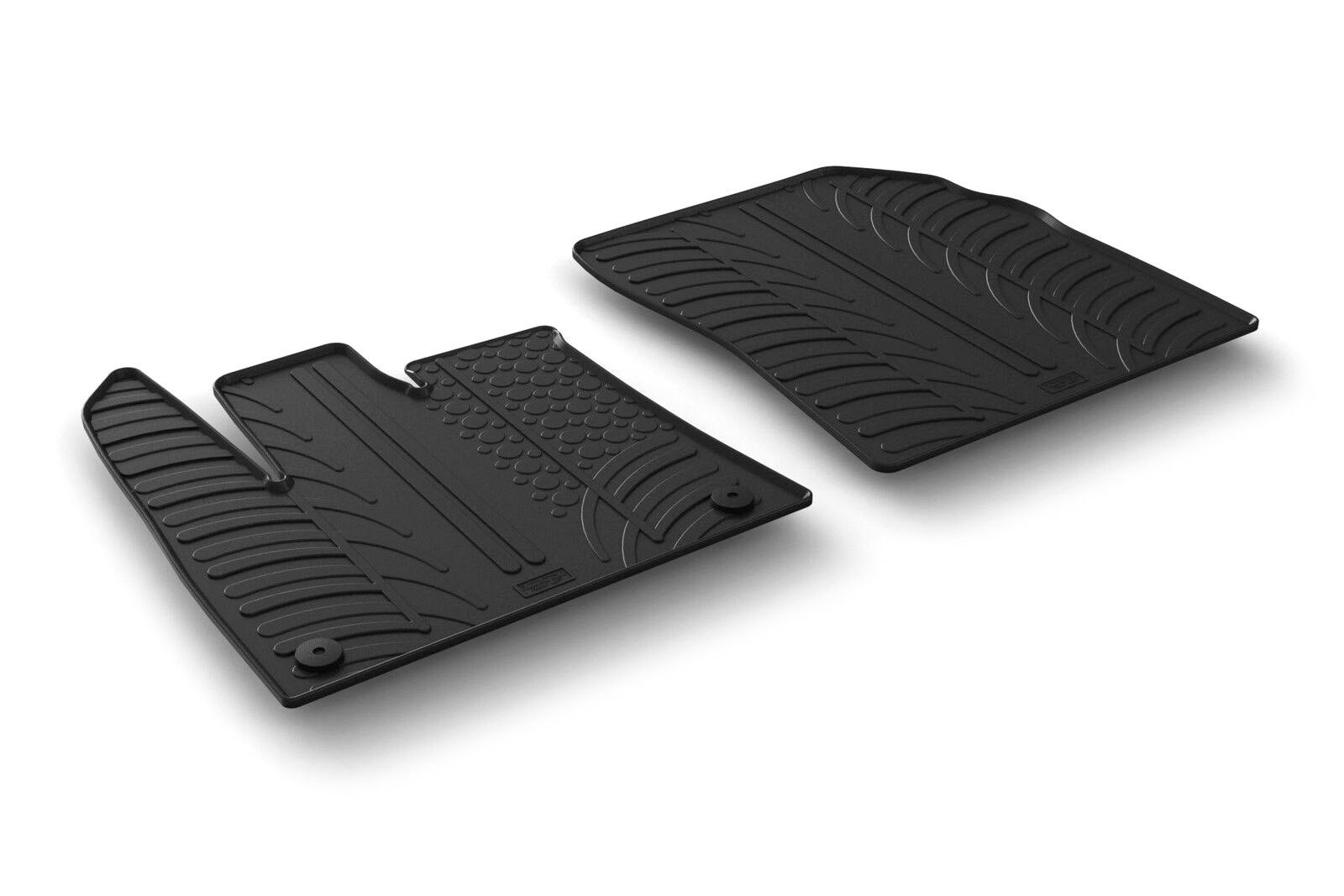 Set tappeti su misura in gomma - compatibile per Citroen Berlingo Van (06/18>05/24) - Opel Combo Cargo (09/18>) - Peugeot Partner (09/18>)
