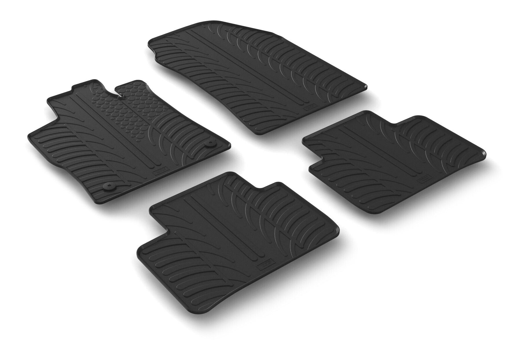 Set tappeti su misura in gomma - compatibile per Opel Astra L Sports Tourer (03/22>) no ibrida - Peugeot 308 sw (09/21>)
