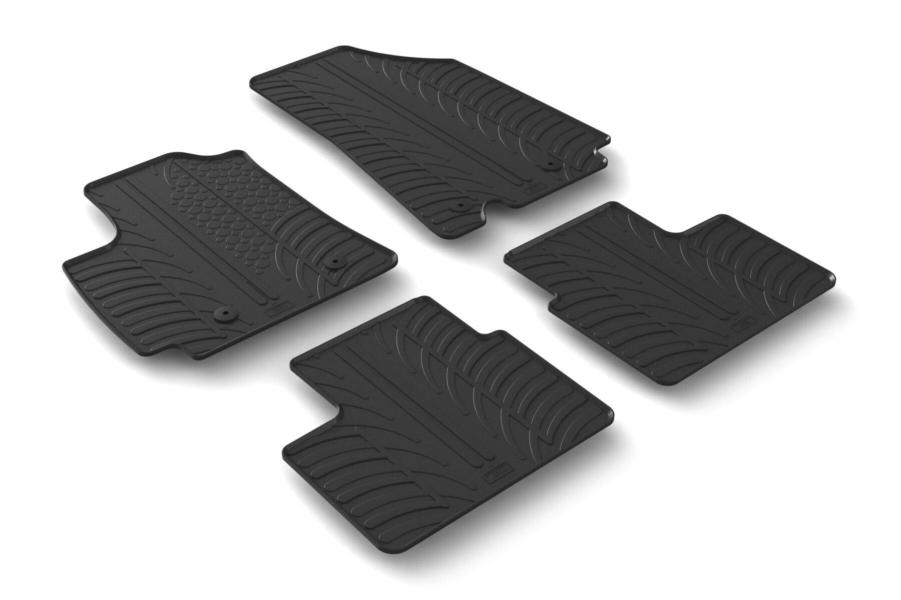 Set tappeti su misura in gomma - compatibile per Renault Arkana 5p (04/21>)