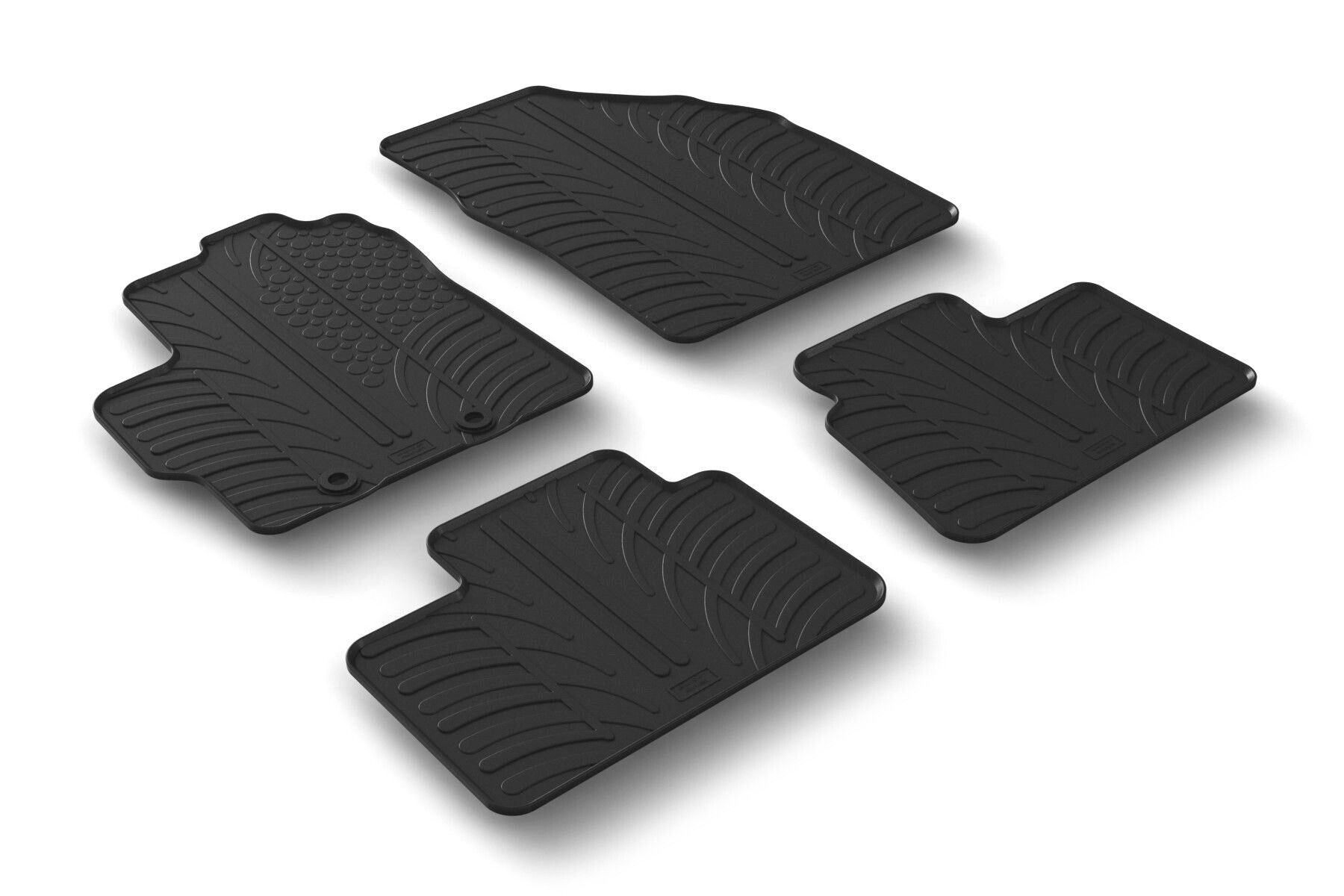 Set tappeti su misura in gomma - compatibile per Toyota Aygo X 5p (03/22>)