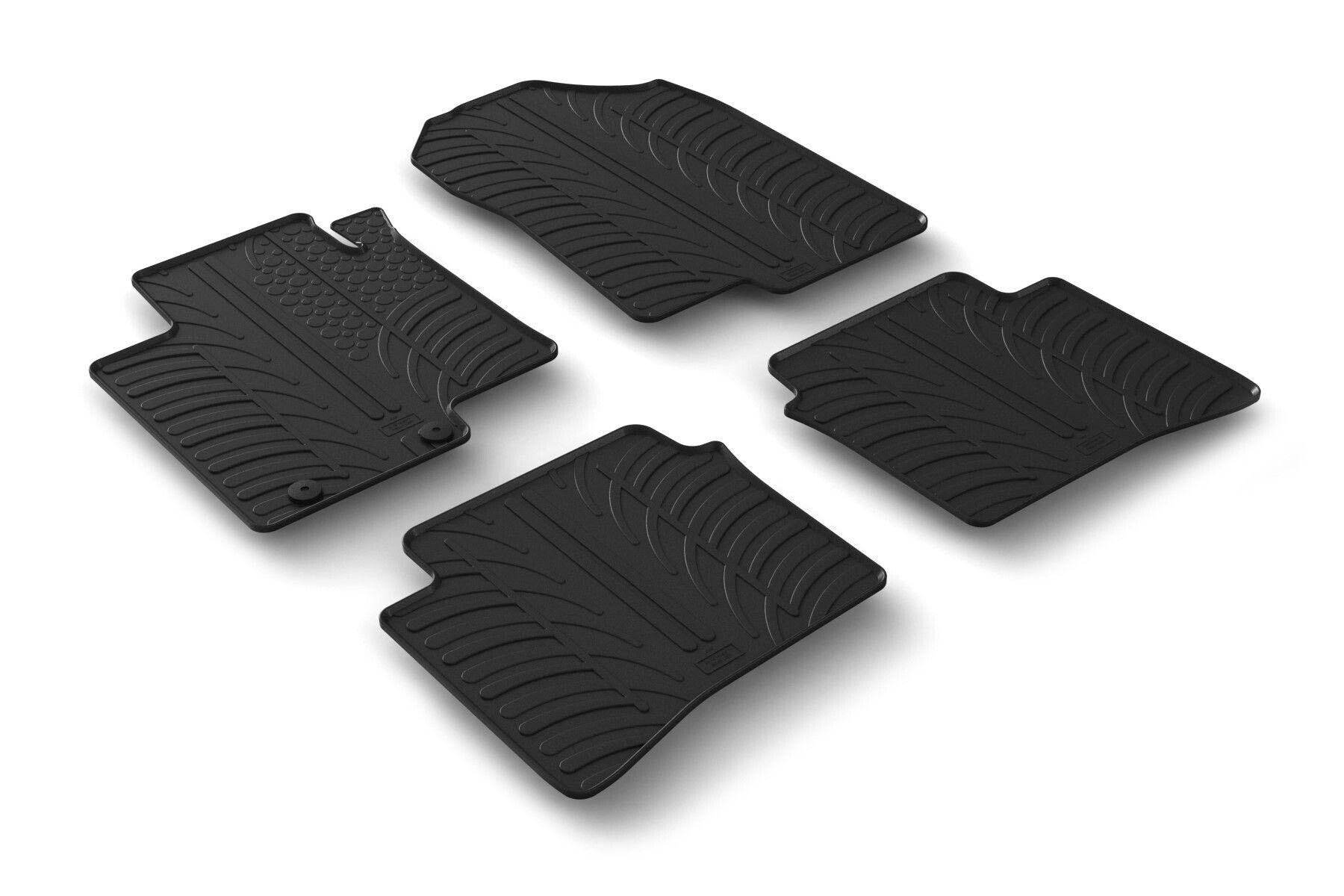 Set tappeti su misura in gomma - compatibile per Hyundai i20 5p (12/20>)