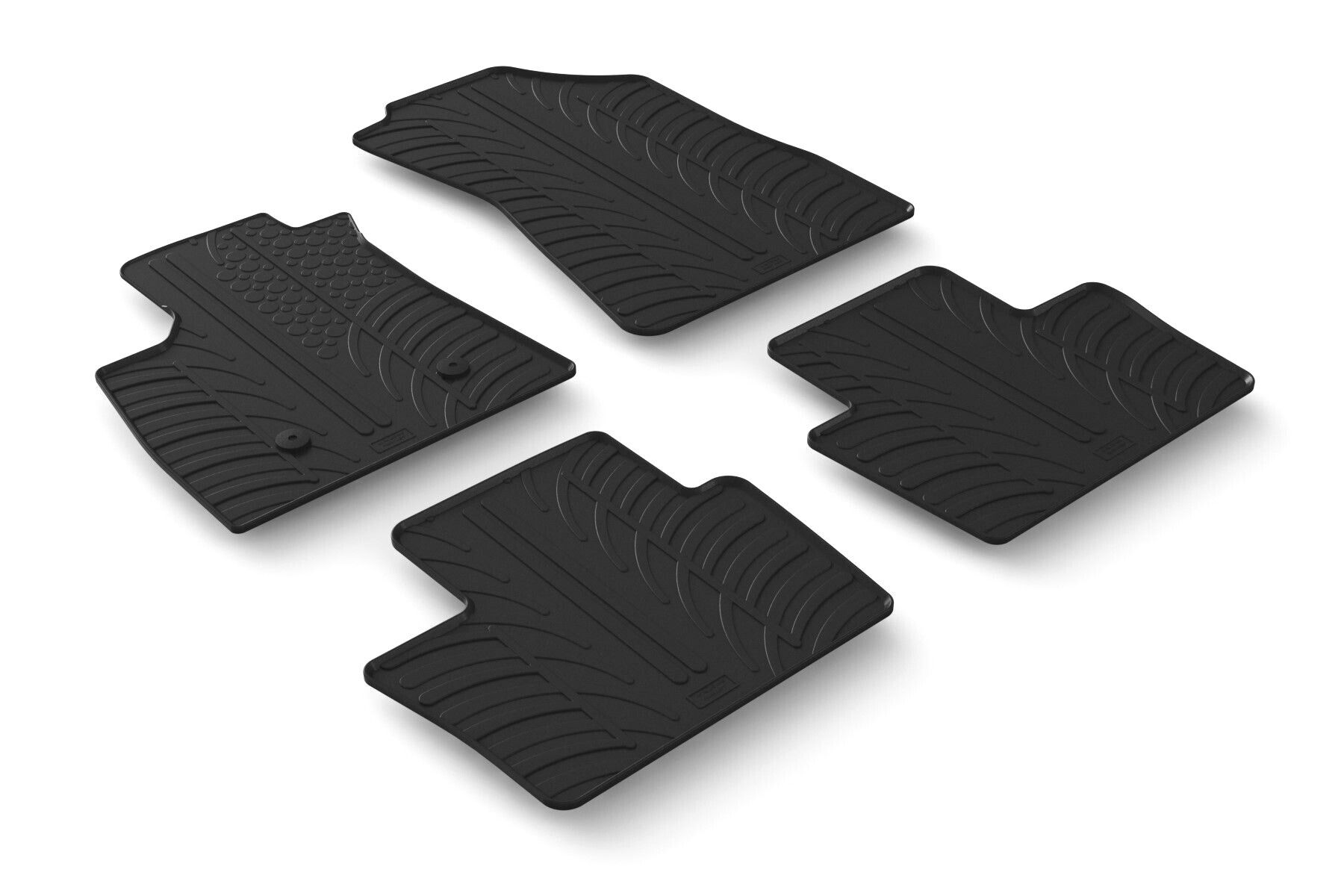 Set tappeti su misura in gomma - compatibile per Renault Austral 5p (09/22>) automatico, ibrida