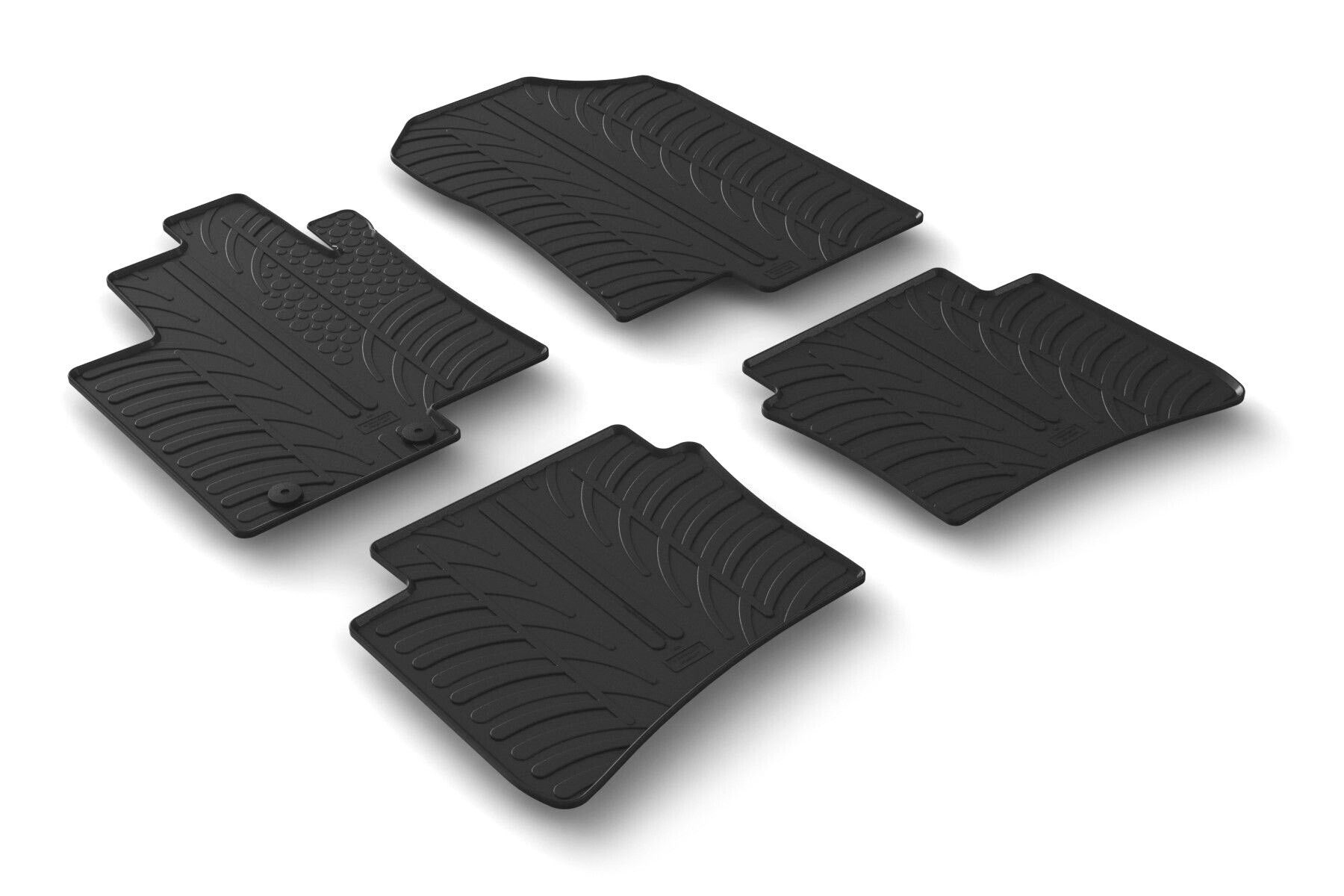 Set tappeti su misura in gomma - compatibile per Hyundai Bayon (08/21>)