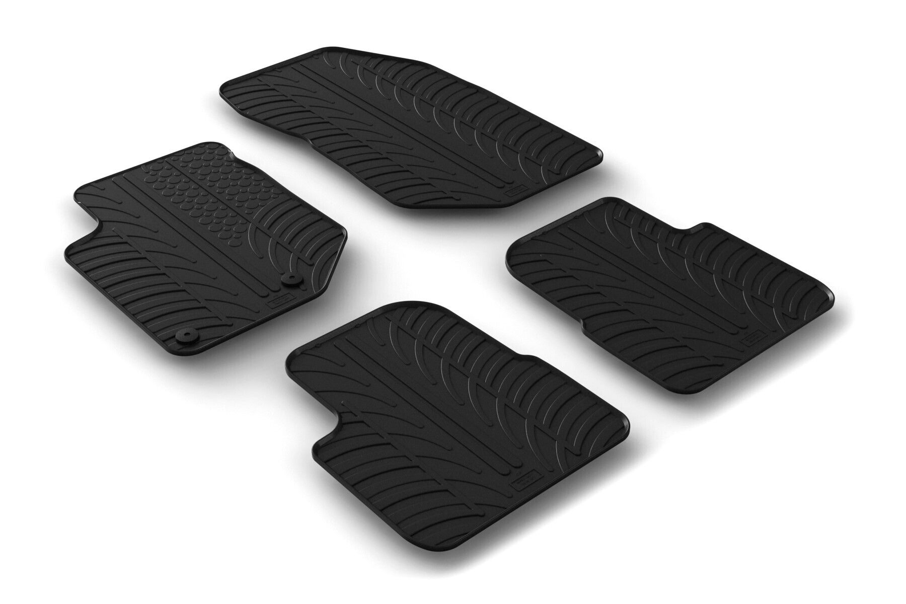 Set tappeti su misura in gomma - compatibile per Citroen C4 5p (11/20>)