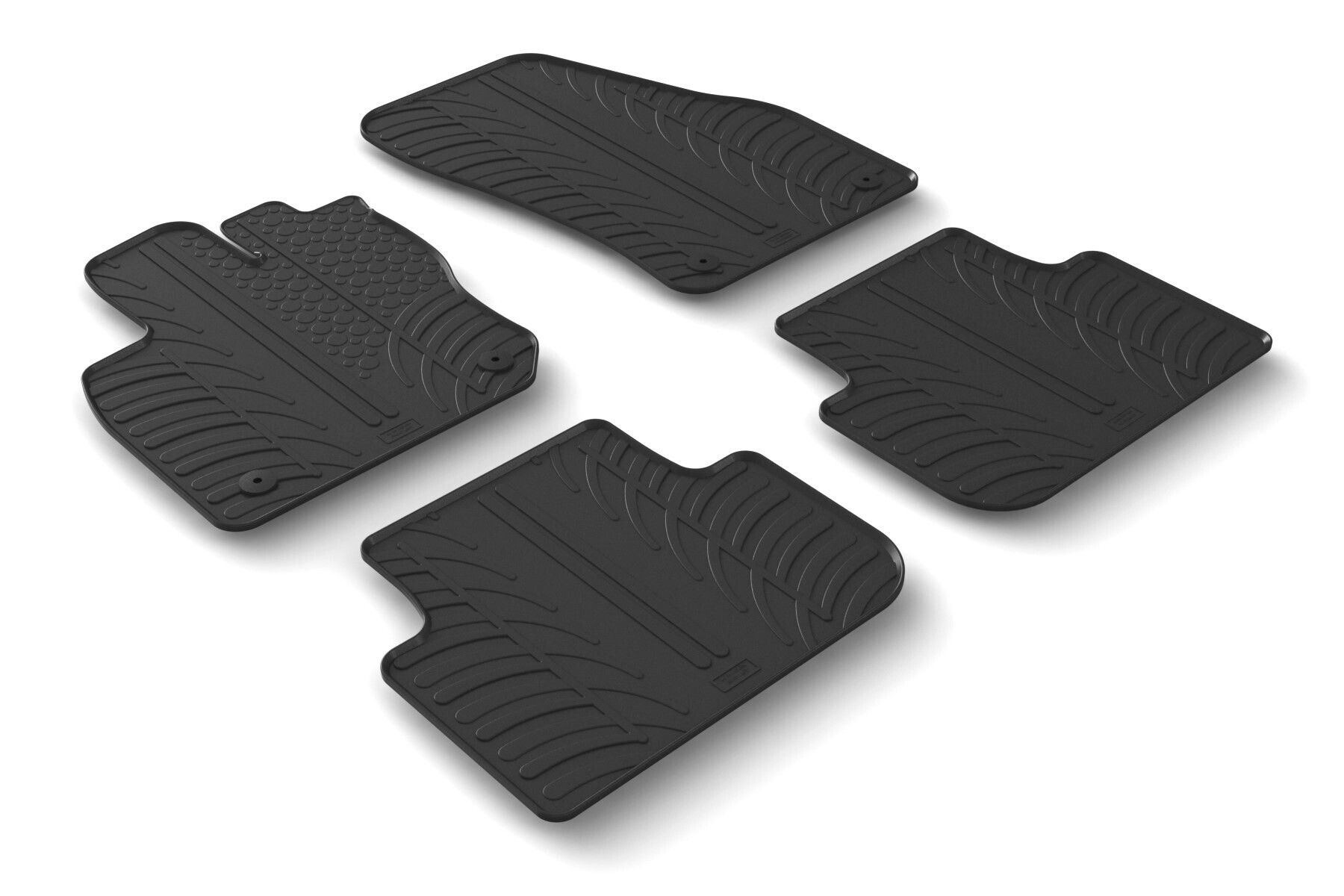 Set tappeti su misura in gomma - compatibile per Volkswagen Tiguan (12/23>) automatico