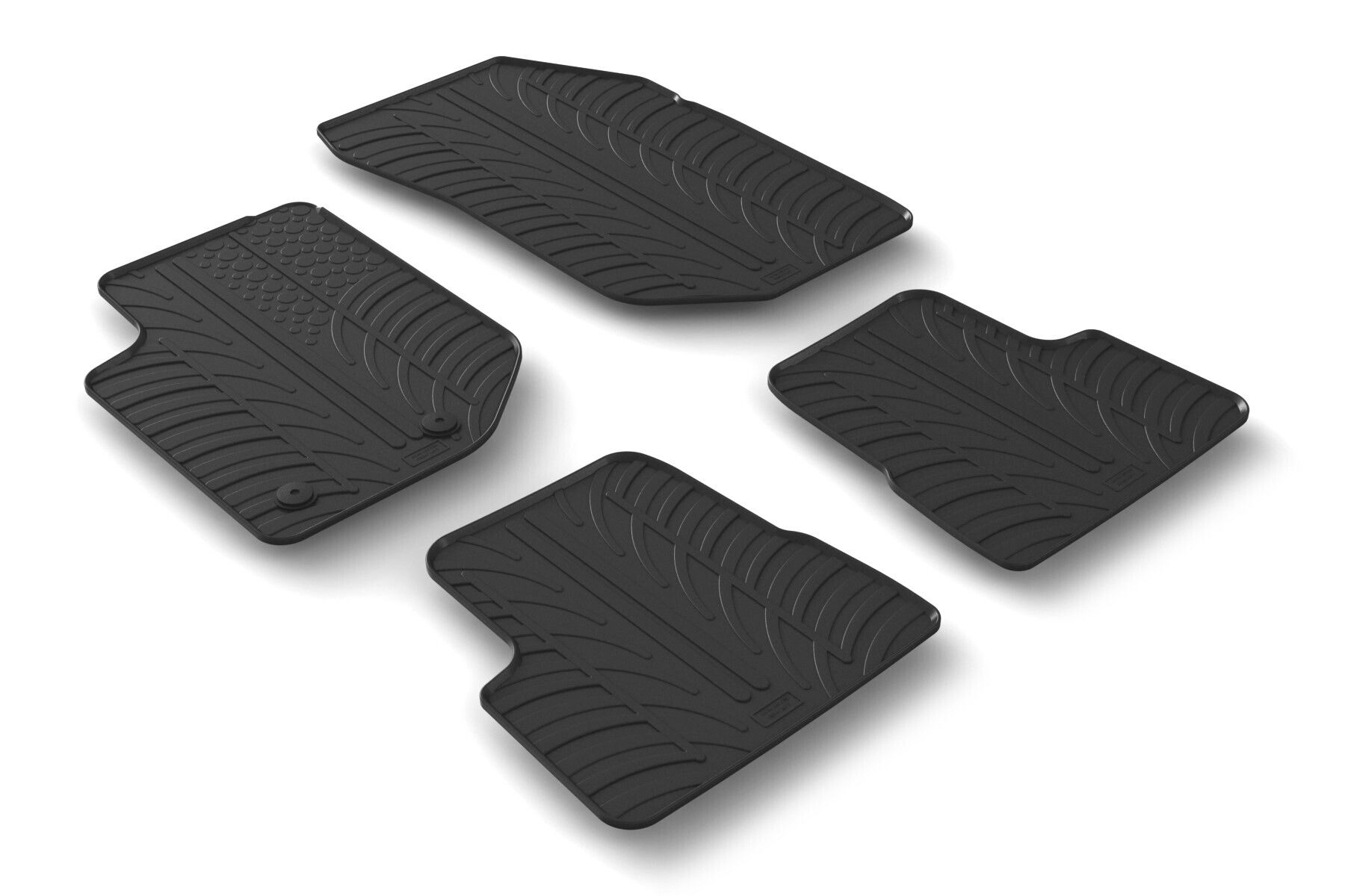 Set tappeti su misura in gomma - compatibile per Jeep Avenger (12/22>) manuale