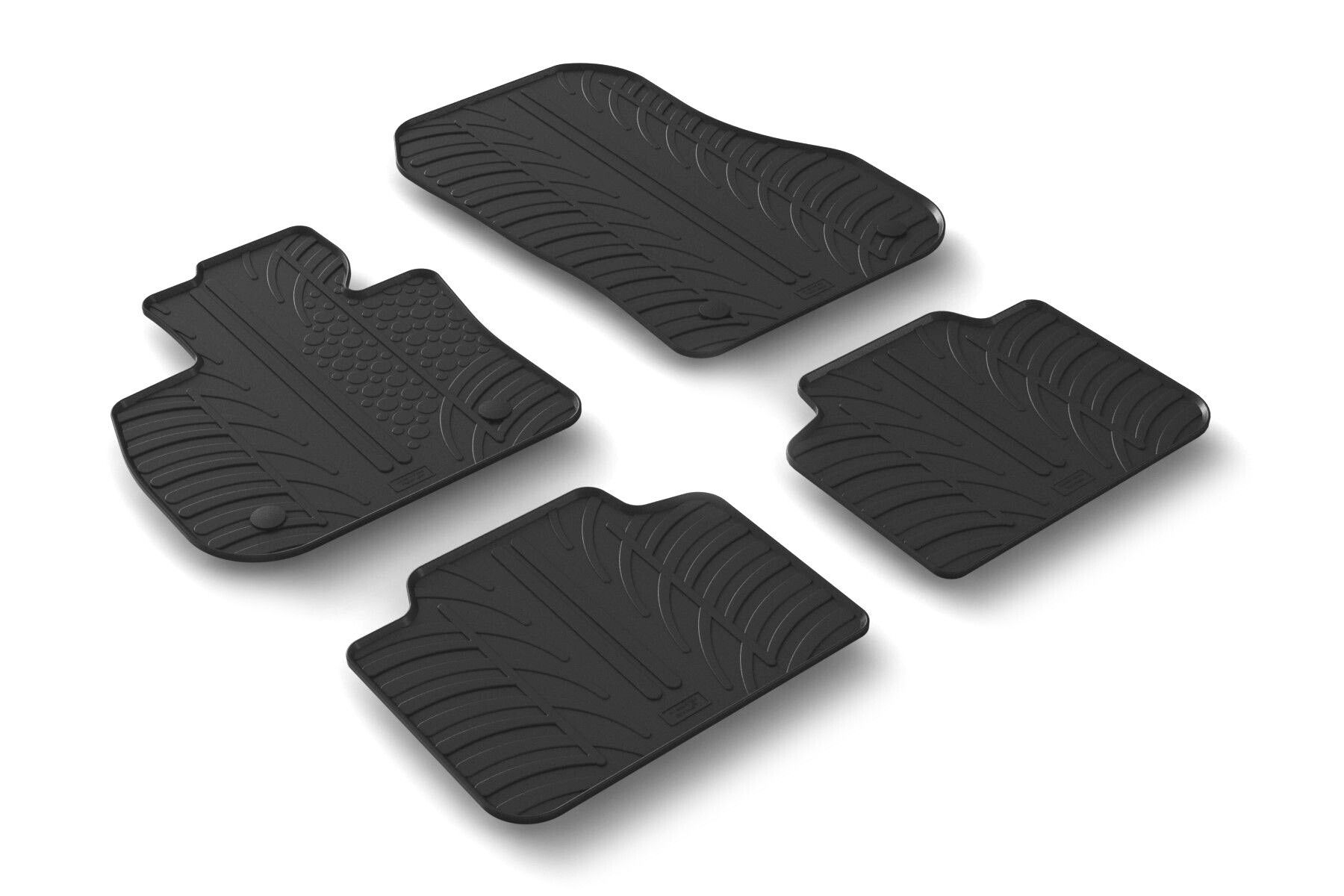 Set tappeti su misura in gomma - compatibile per Bmw X1 (U11) (08/22>) automatico