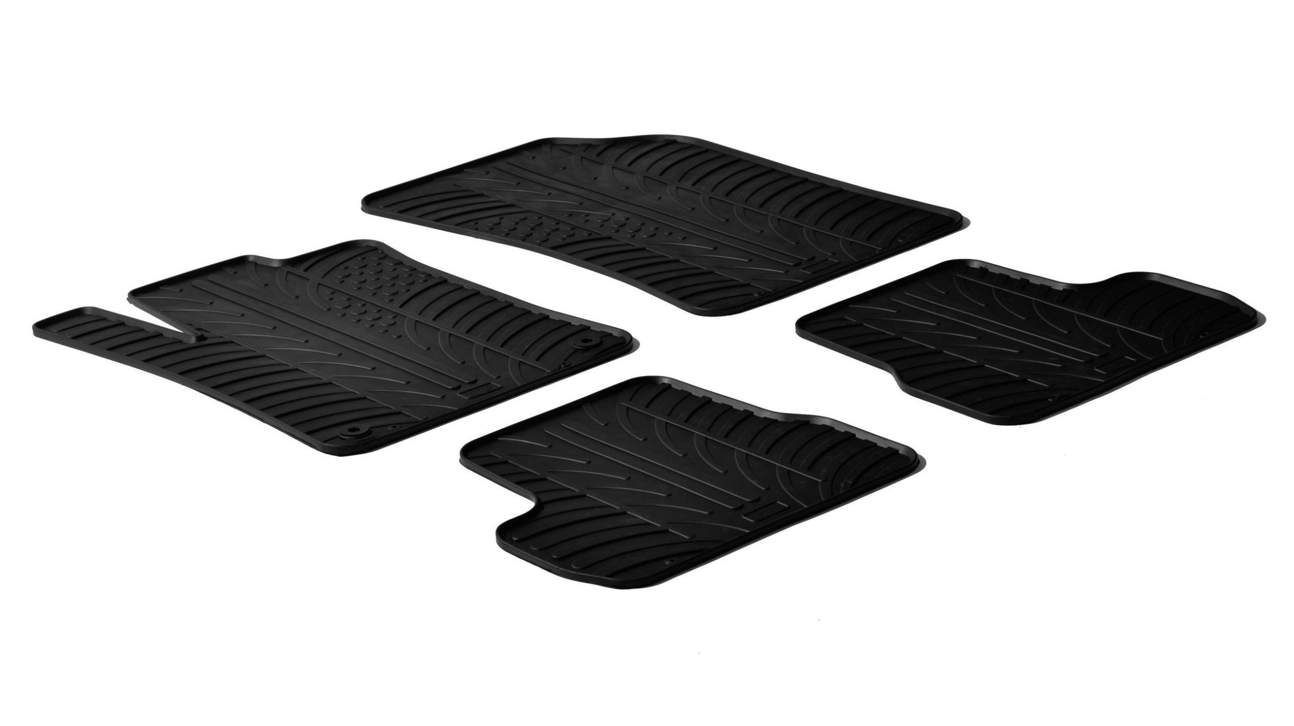 Set tappeti su misura in gomma - compatibile per Citroen C3 (11/09>10/16)