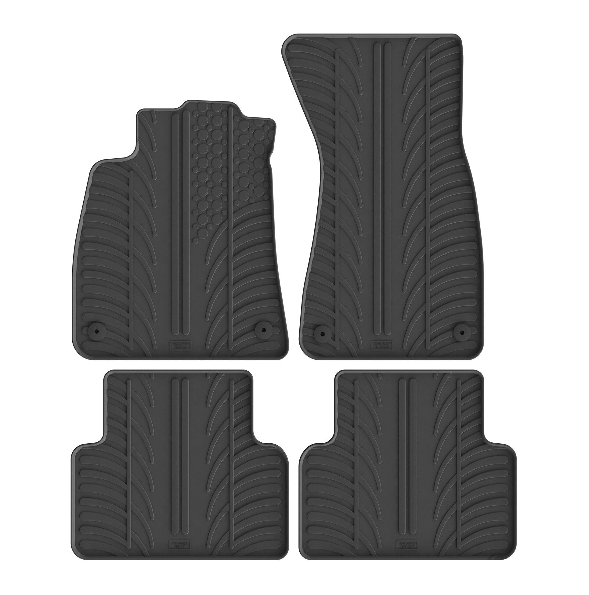 Set tappeti su misura in gomma - compatibile per Audi A5 Avant (09/24>) automatico