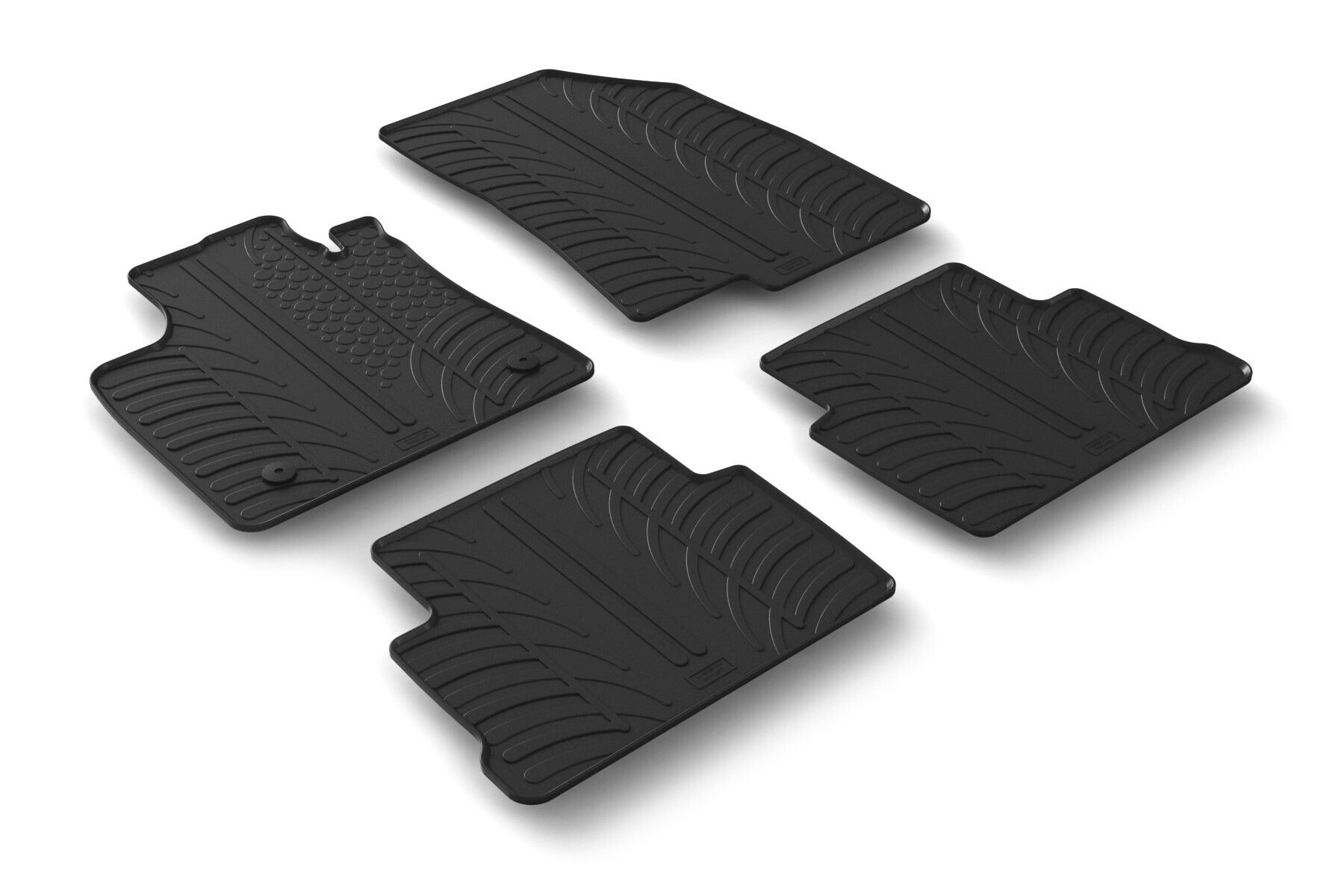 Set tappeti su misura in gomma - compatibile per Dacia Jogger 5p (02/22>) manuale