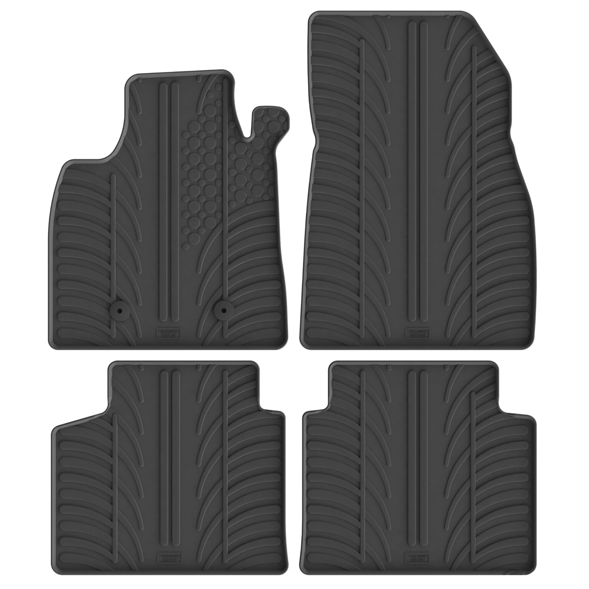 Set tappeti su misura in gomma - compatibile per Dacia Bigster 5p (03/25>) ibrida