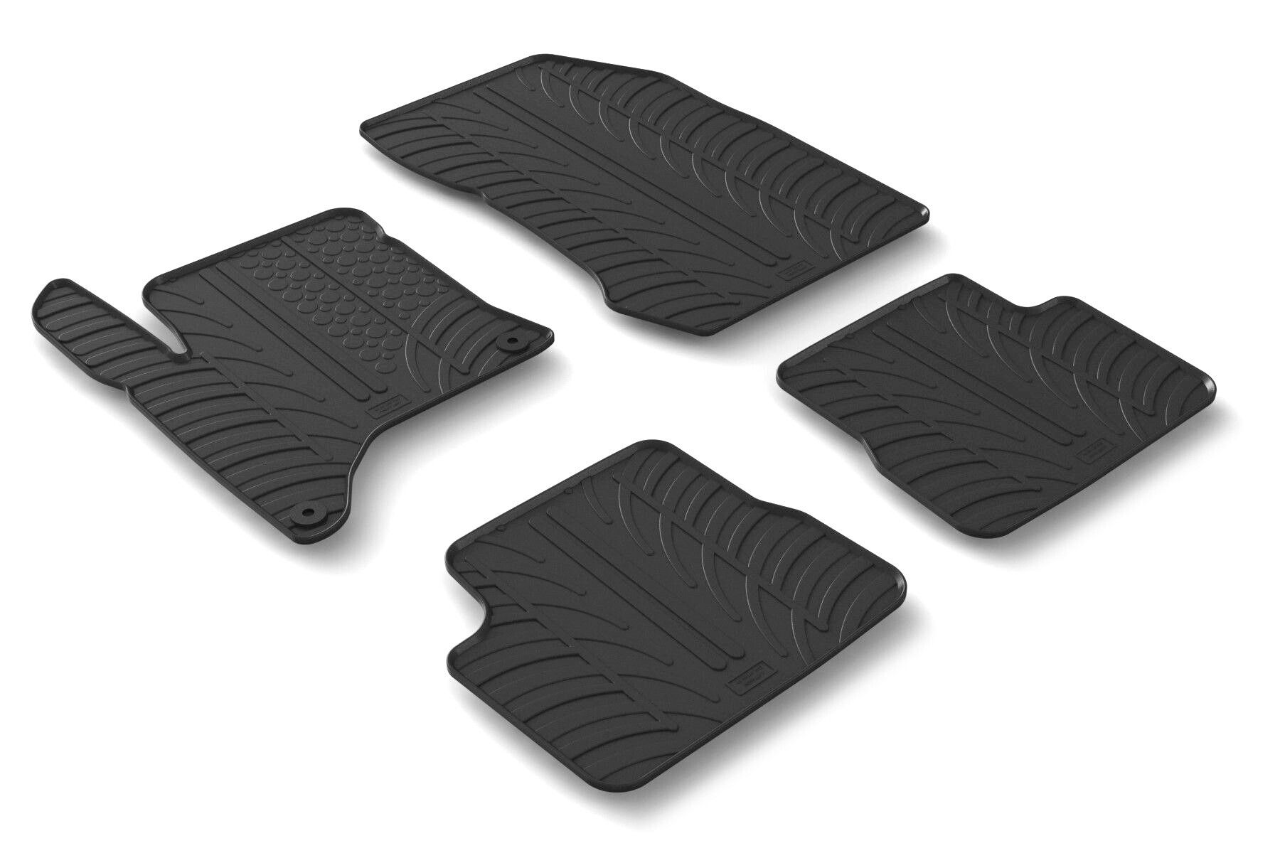 Set tappeti su misura in gomma - compatibile per Opel Corsa F 5p (07/23>) automatico, ibrida - Peugeot 208 5p (09/23>) automatico, ibrida