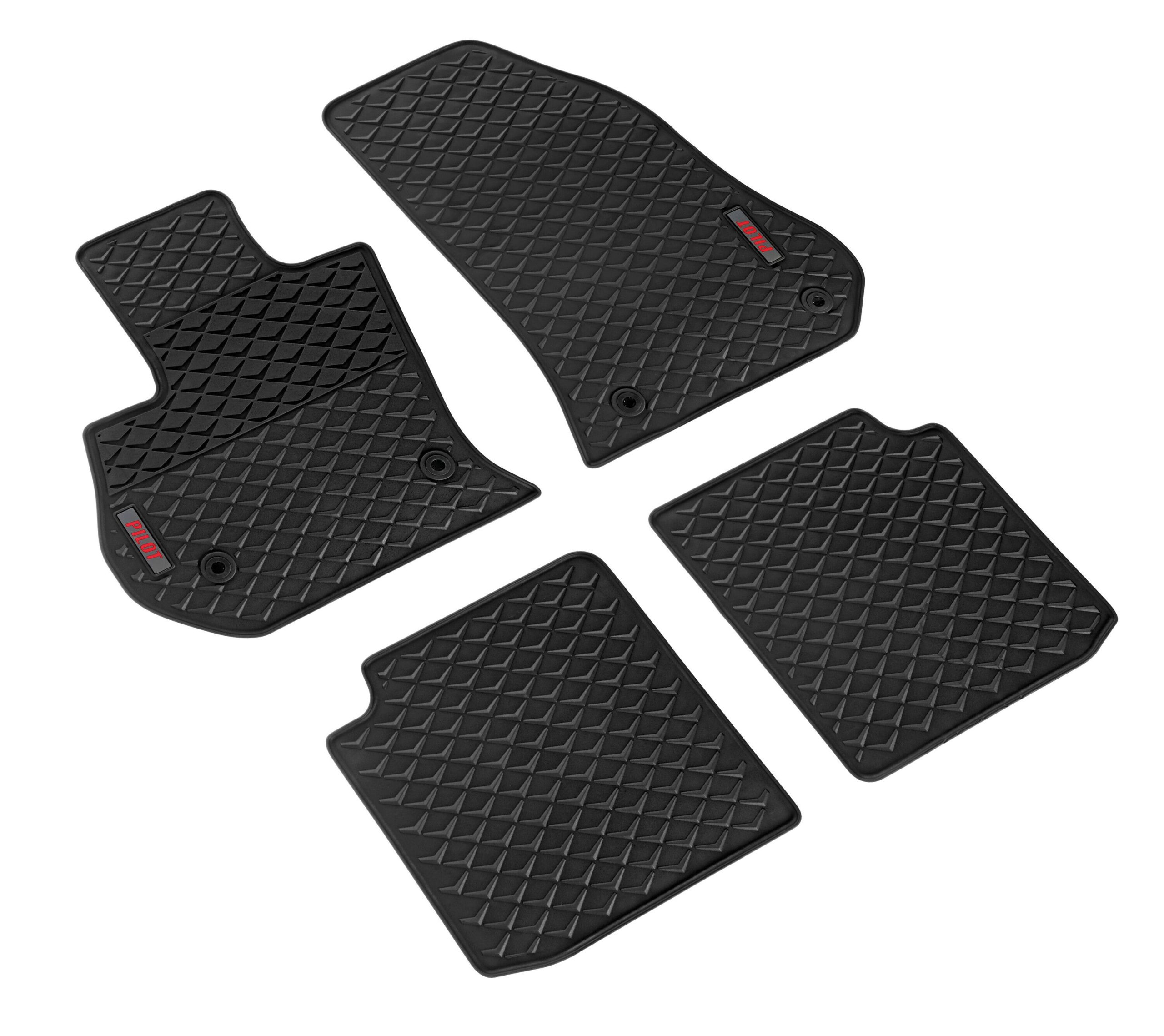 Pilot, set tappeti su misura in eco gomma - compatibile per Fiat 500L (09/12>05/17)