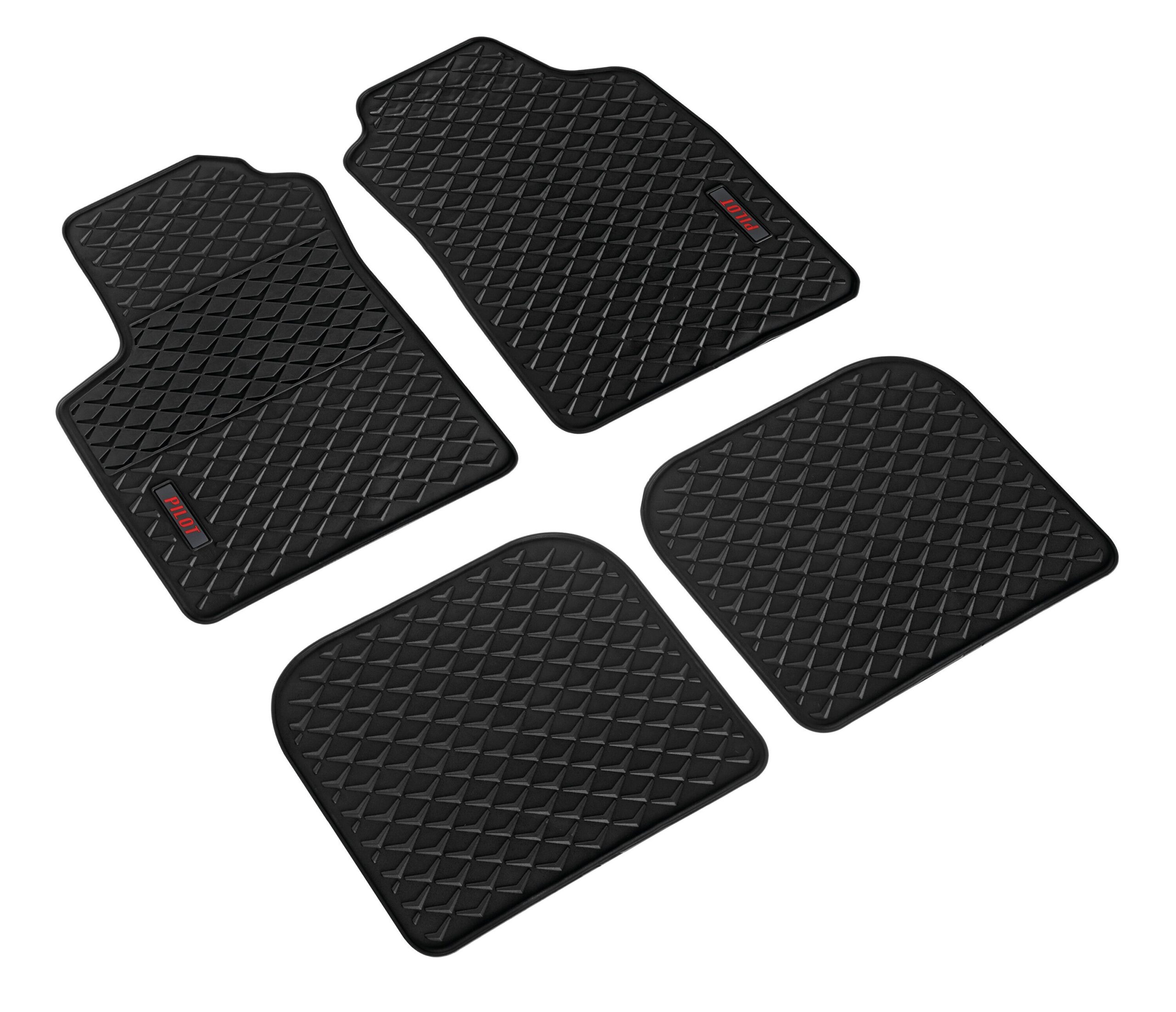 Pilot, set tappeti su misura in eco gomma - compatibile per Fiat Panda (09/03>01/12) - Fiat Panda Classic (02/12>12/12)