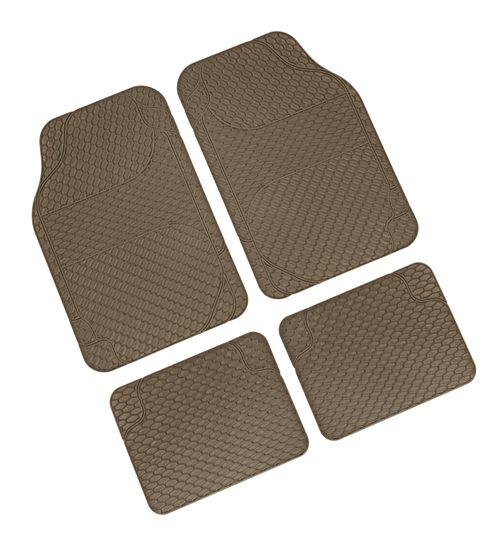 Drena 4, serie tappeti universali 4 pezzi - Beige