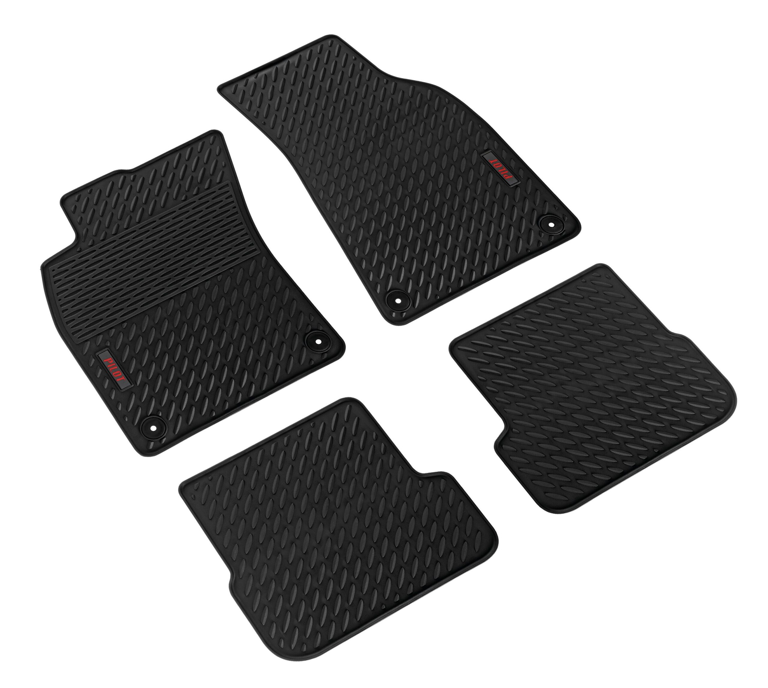 Pilot, set tappeti su misura in eco gomma - compatibile per Audi A6 4p (09/04>03/11) - Audi A6 Allroad (06/06>02/12) - Audi A6 Avant (03/05>08/11)
