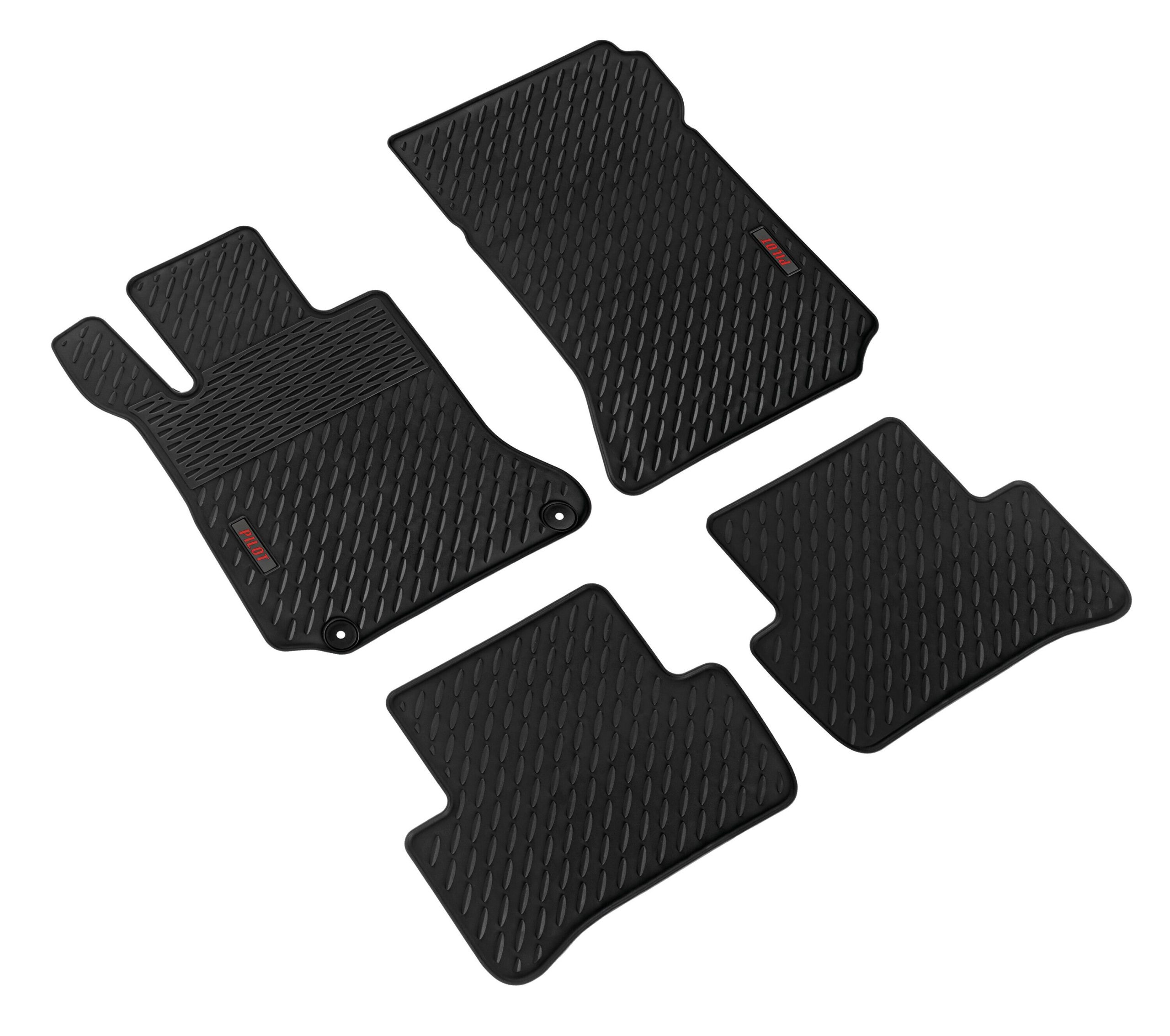 Pilot, set tappeti su misura in eco gomma - compatibile per Mercedes Classe C 4p (02/07>02/14) - Mercedes Classe C Coupè (04/11>11/15) - Mercedes Classe C sw (01/08>08/14)