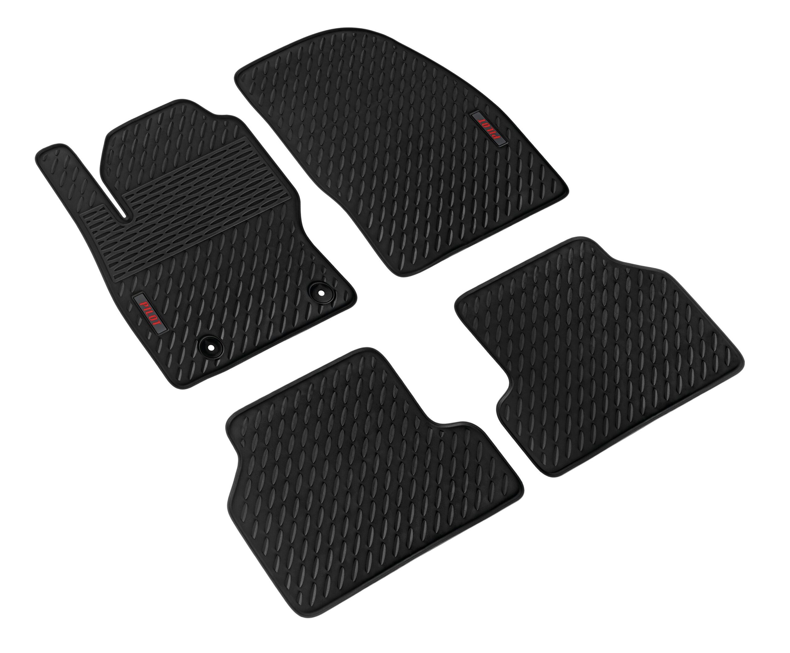 Pilot, set tappeti su misura in eco gomma - compatibile per Ford Focus 3p (02/05>02/11) - Ford Focus 5p (02/05>02/11) - Ford Focus Wagon (02/05>05/11)