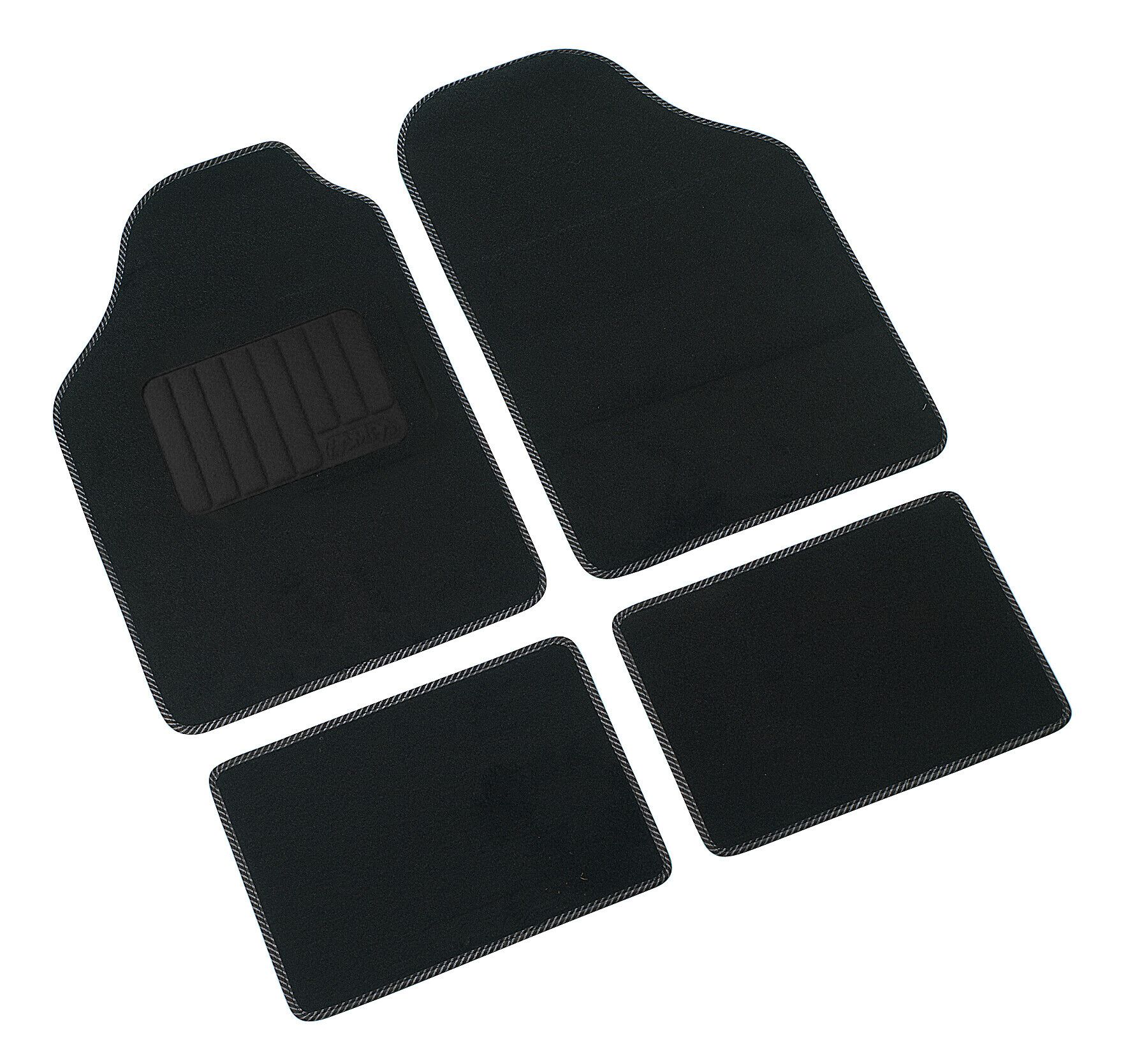 Supra, serie tappeti 4 pezzi - B - Nero
