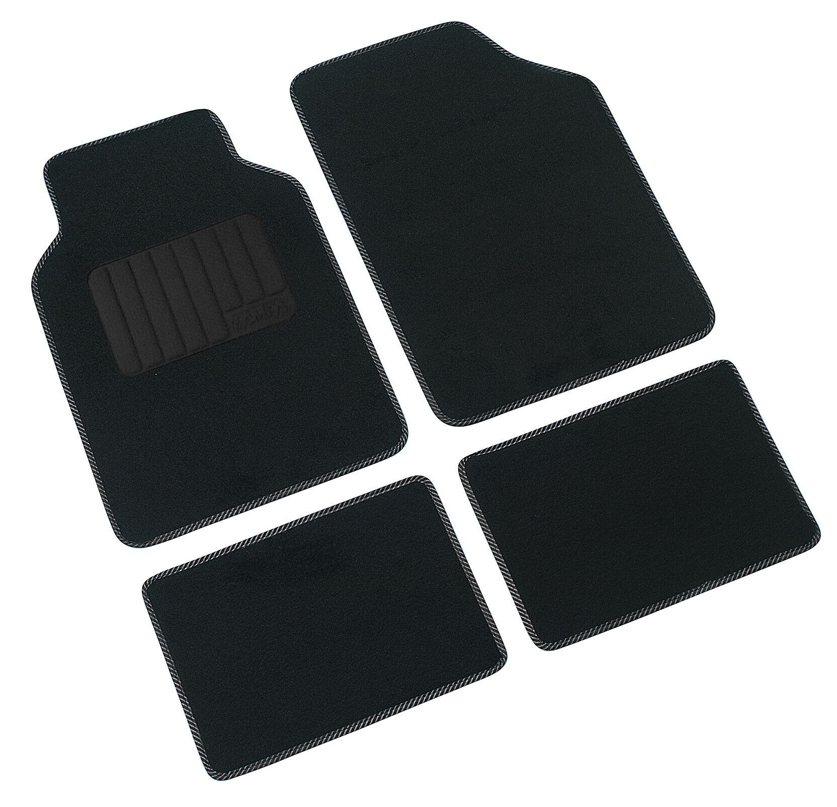 Supra, serie tappeti 4 pezzi - C - Nero