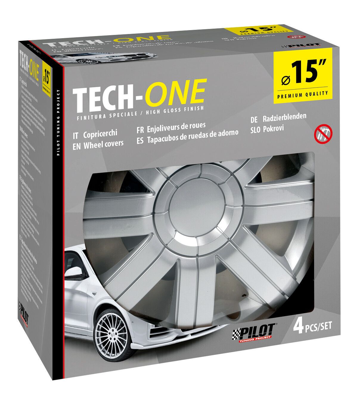 Sportive - Set 4 copricerchi - Ø 15" - Image 4