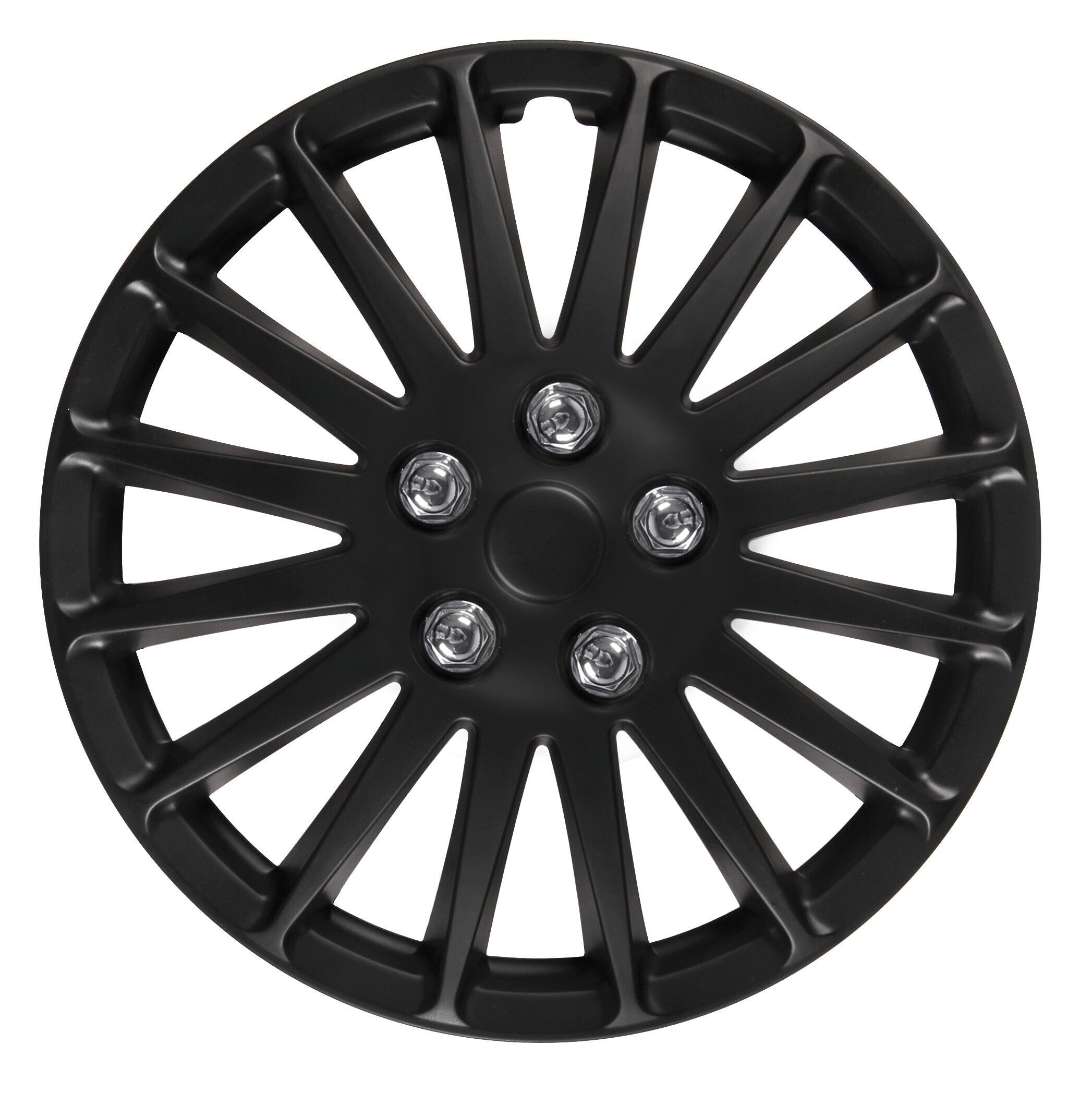 C-071, X-Treme - Set 4 copricerchi - Ø 17" - Nero opaco