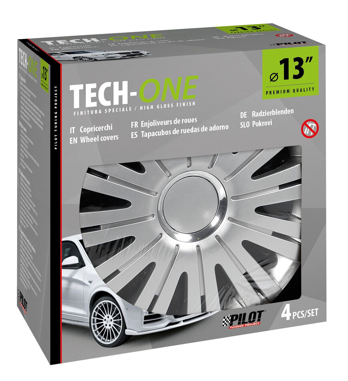 Active Silver - Set 4 copricerchi - Ø 13" - Image 3