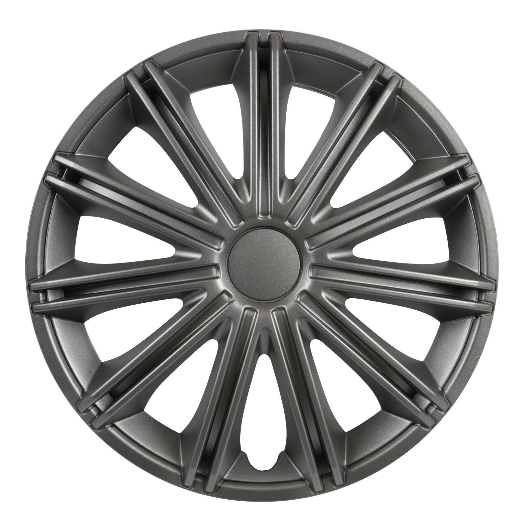 Nero Dark - Set 4 copricerchi - Ø 15"