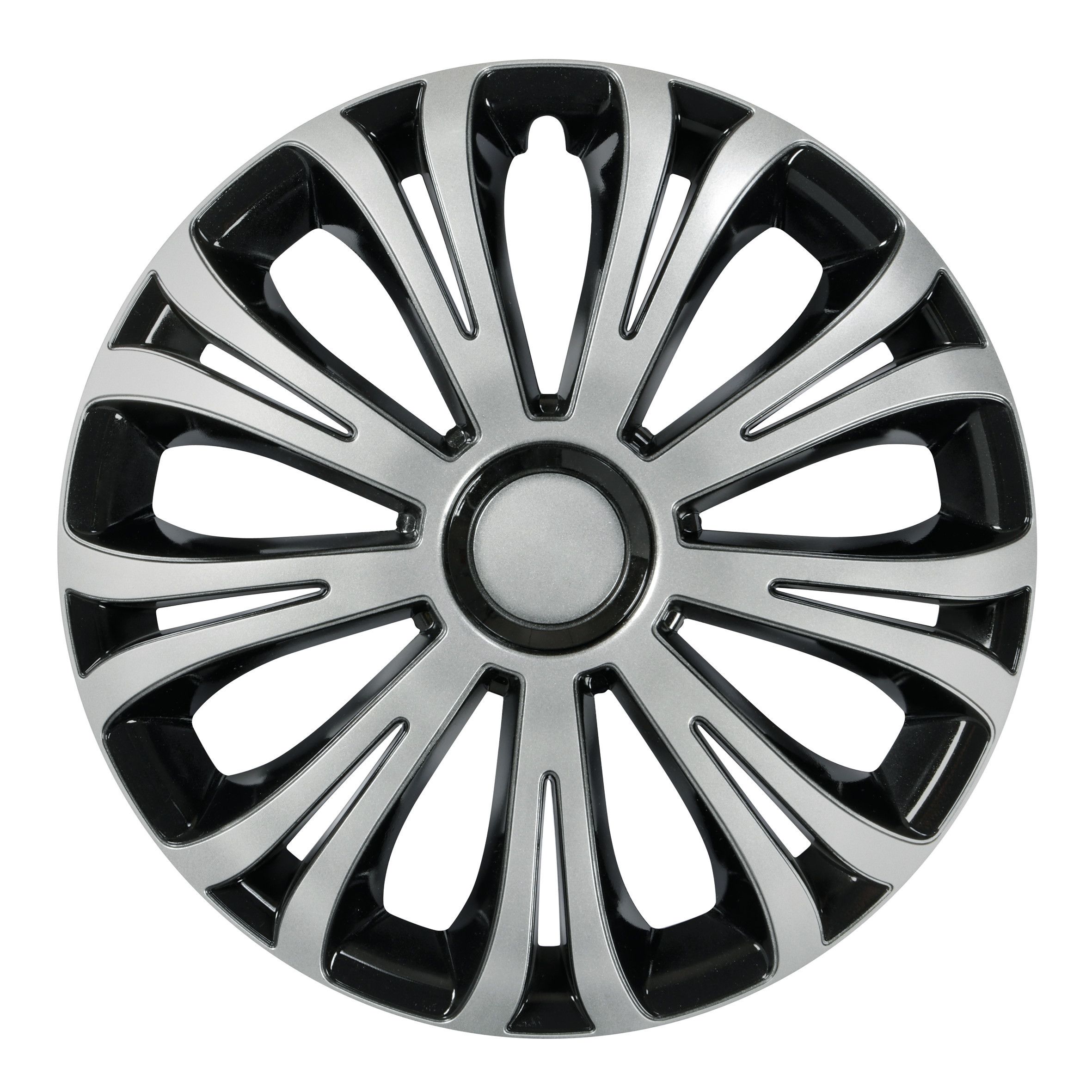 Avera Silver & Black - Set 4 copricerchi - Ø 13"