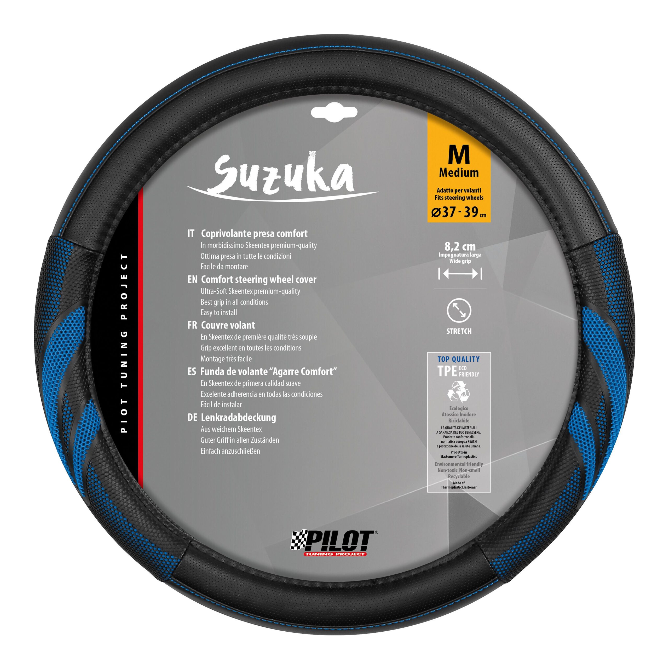 Suzuka, coprivolante in Skeentex - M - Ø 37/39 cm - Blu