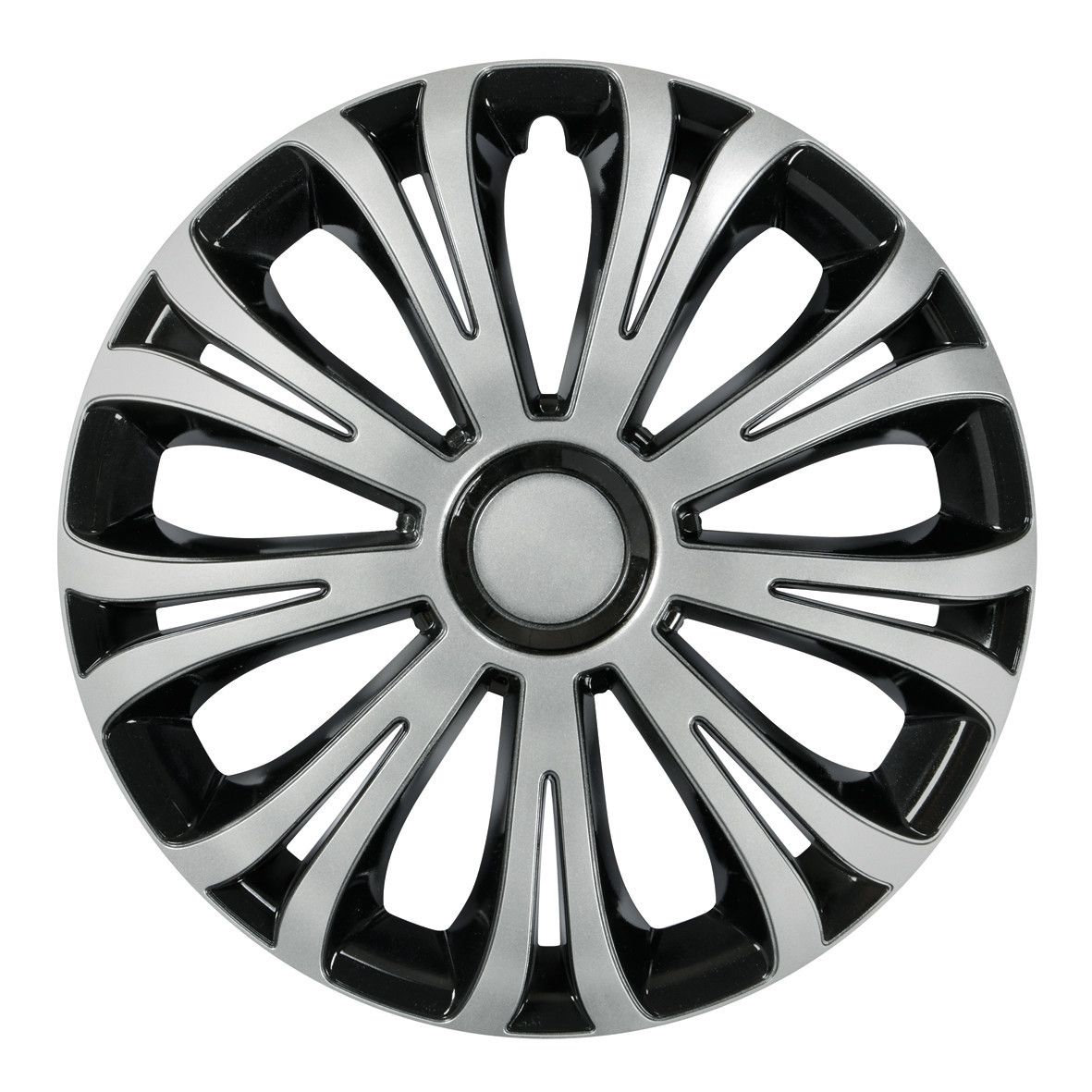 Avera Silver & Black - Set 4 copricerchi - Ø 15"