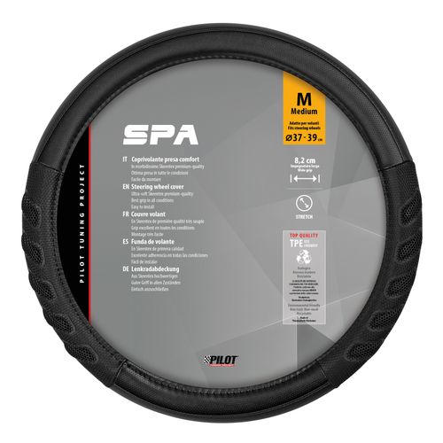 Spa, coprivolante in Skeentex - M - Ø 37/39 cm - Nero
