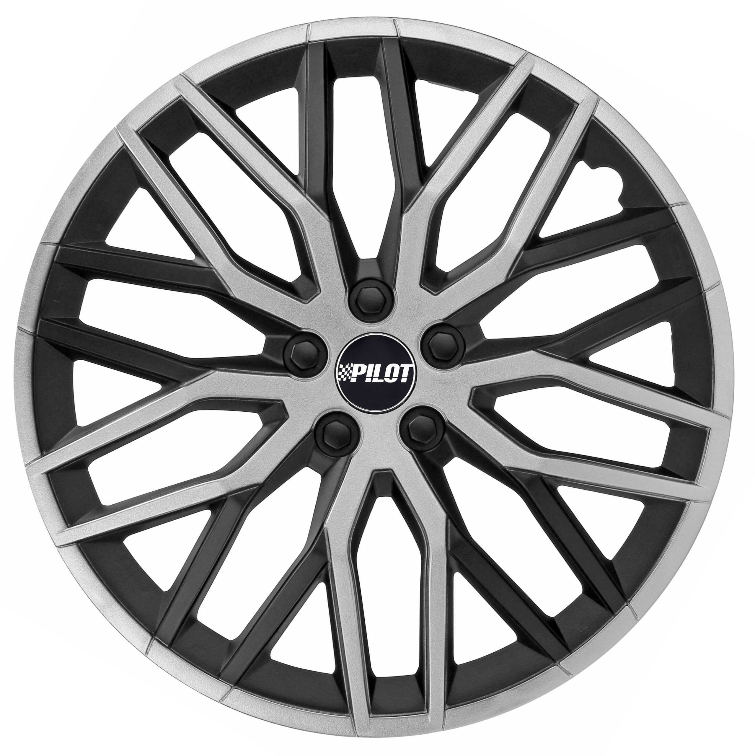 Speedster - Set 4 copricerchi - 16" - Nero/Argento