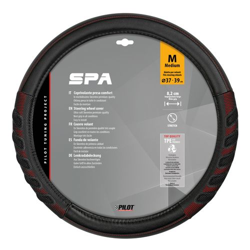 Spa, coprivolante in Skeentex - M - Ø 37/39 cm - Rosso