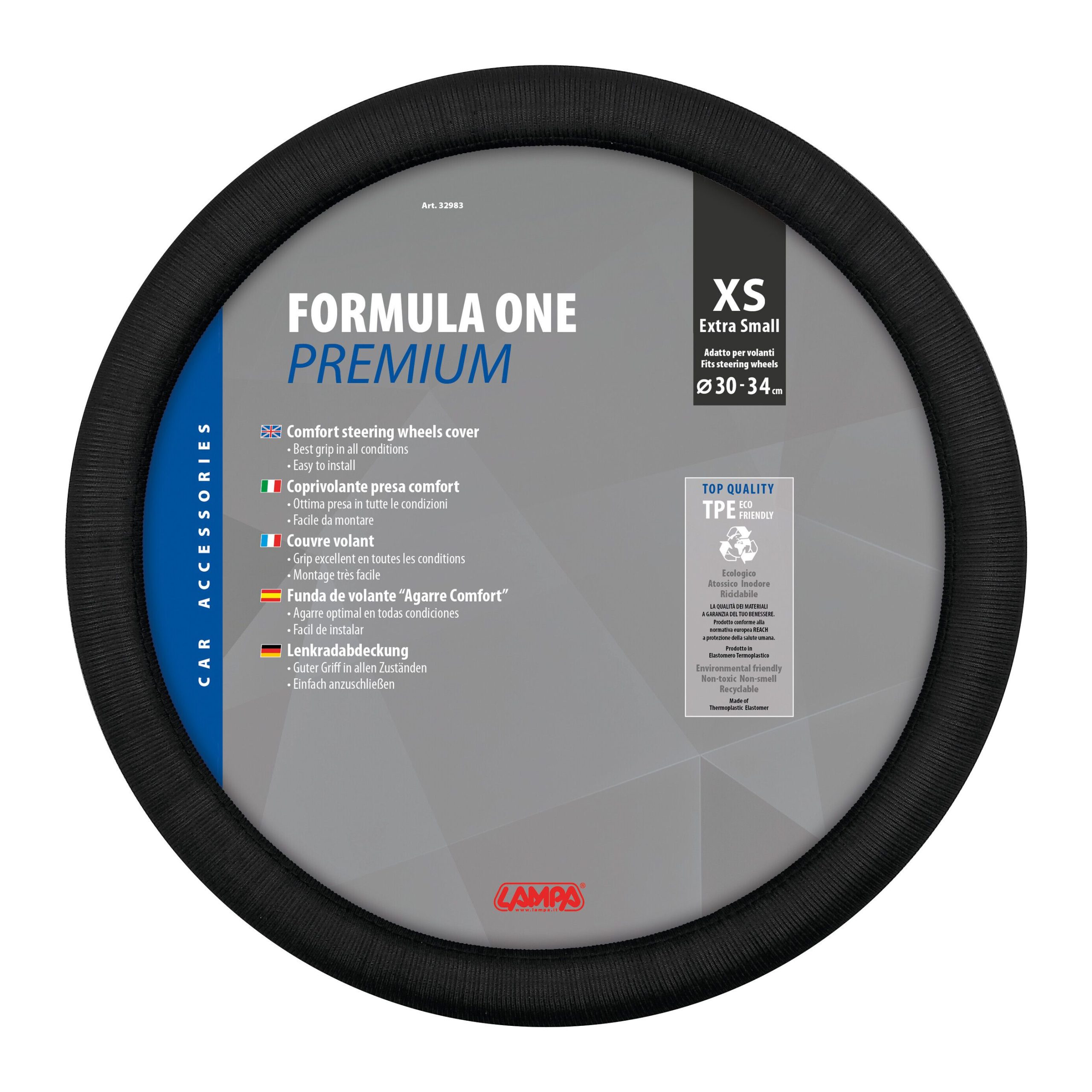 Formula One, coprivolante in poliestere - XS - Ø 30/34 cm