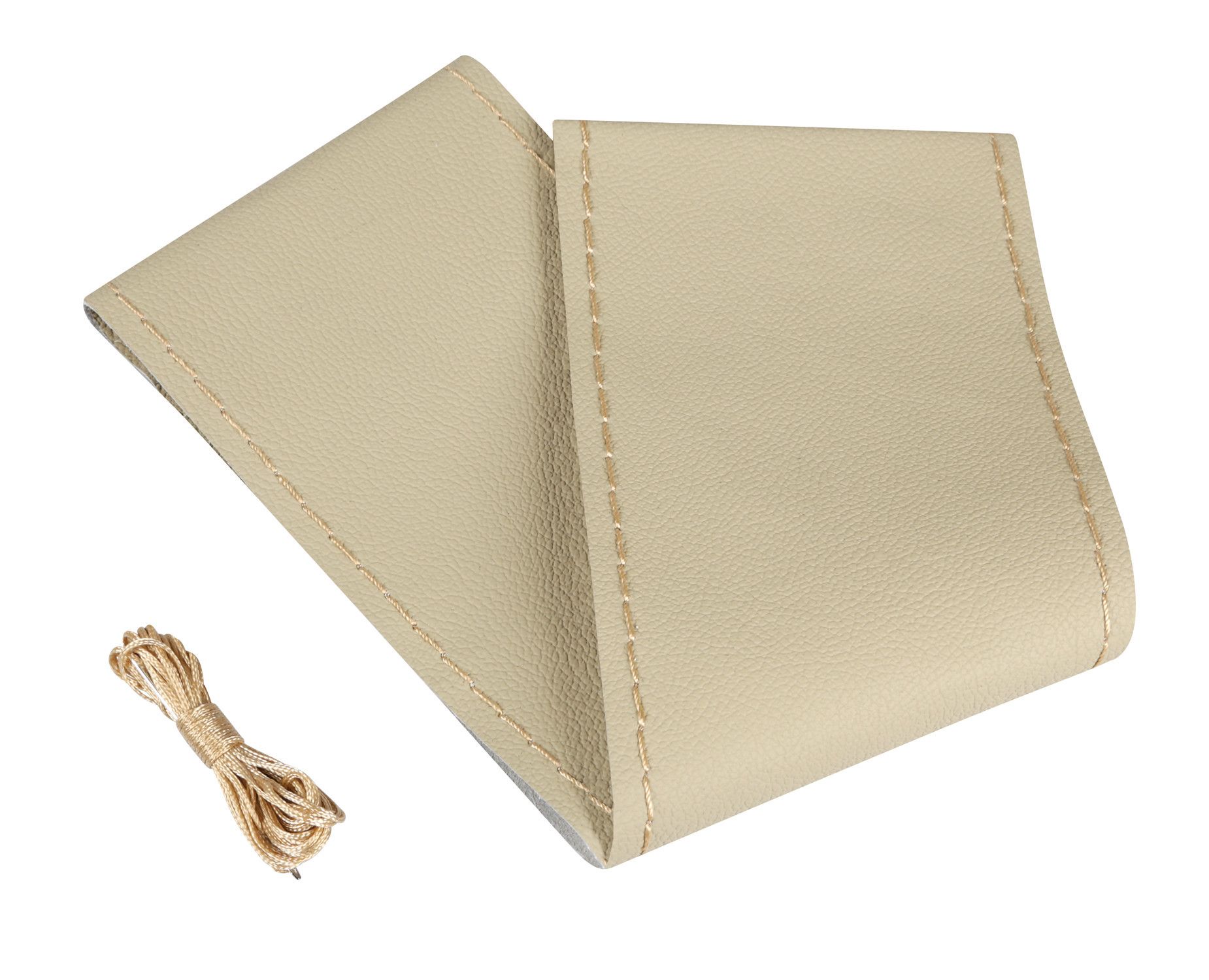 Standard, coprivolante in pelle - L - Ø 37/39 cm - Beige