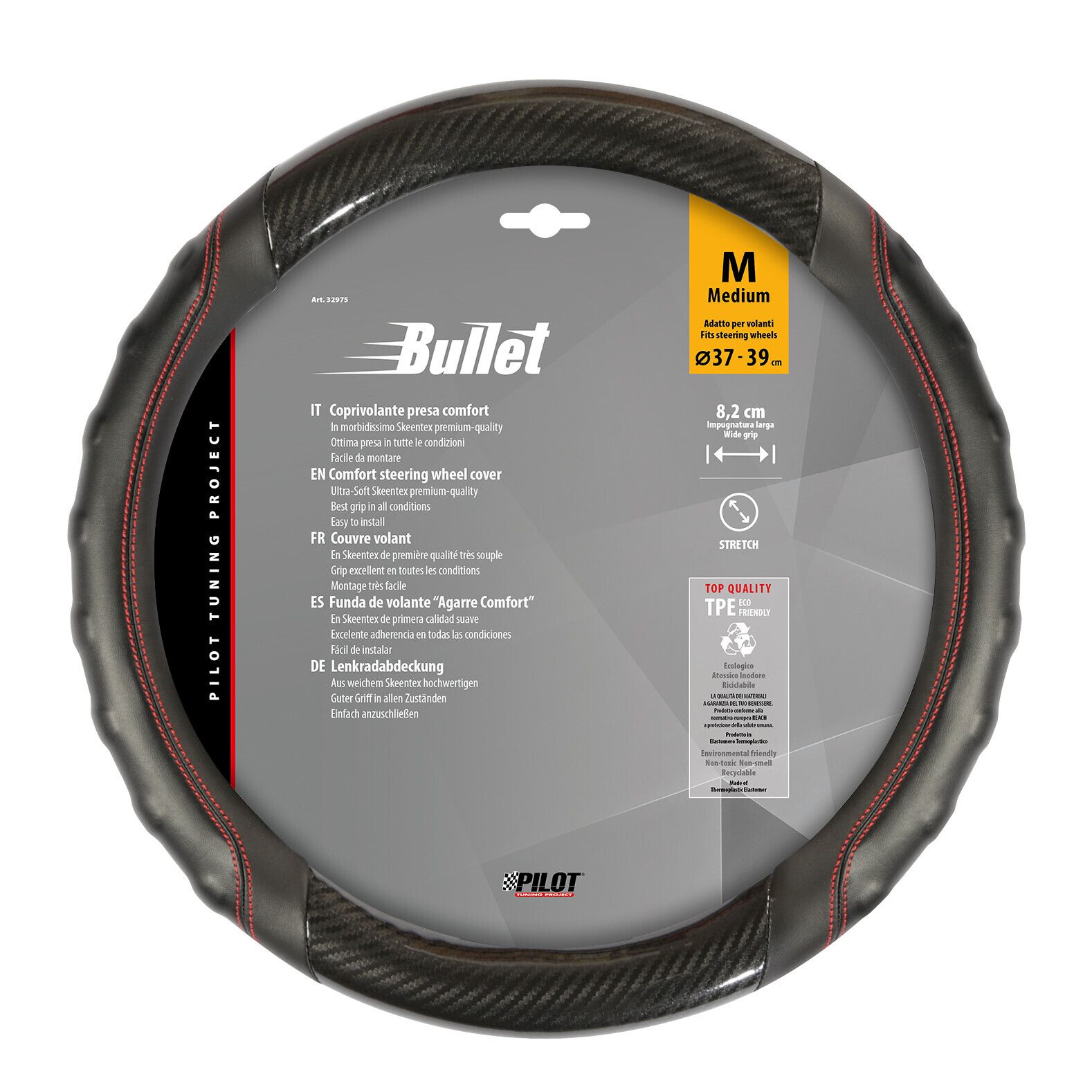 Bullet, coprivolante in Skeentex - M - Ø 37/39 cm