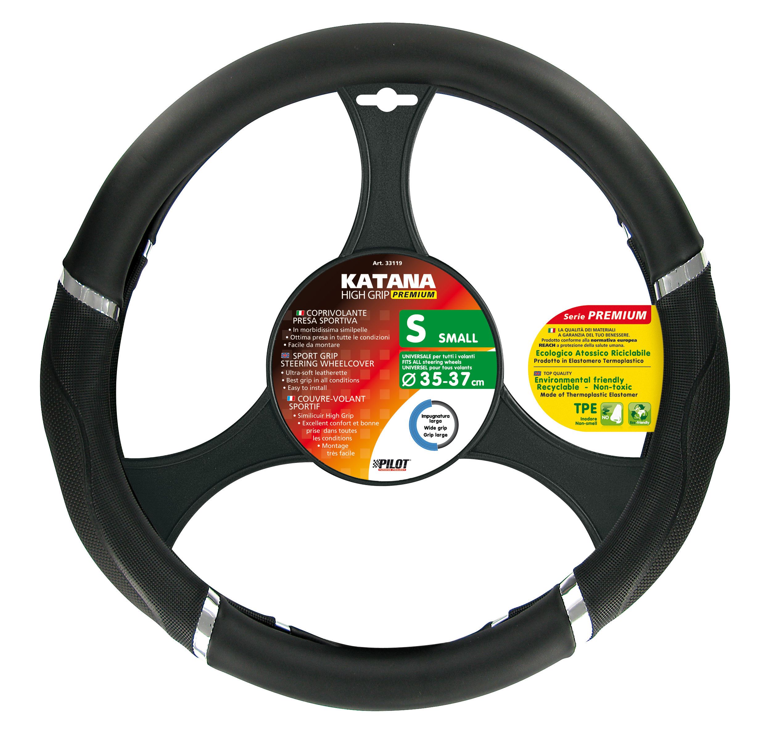 Katana, coprivolante in Skeentex - S - Ø 35/37 cm