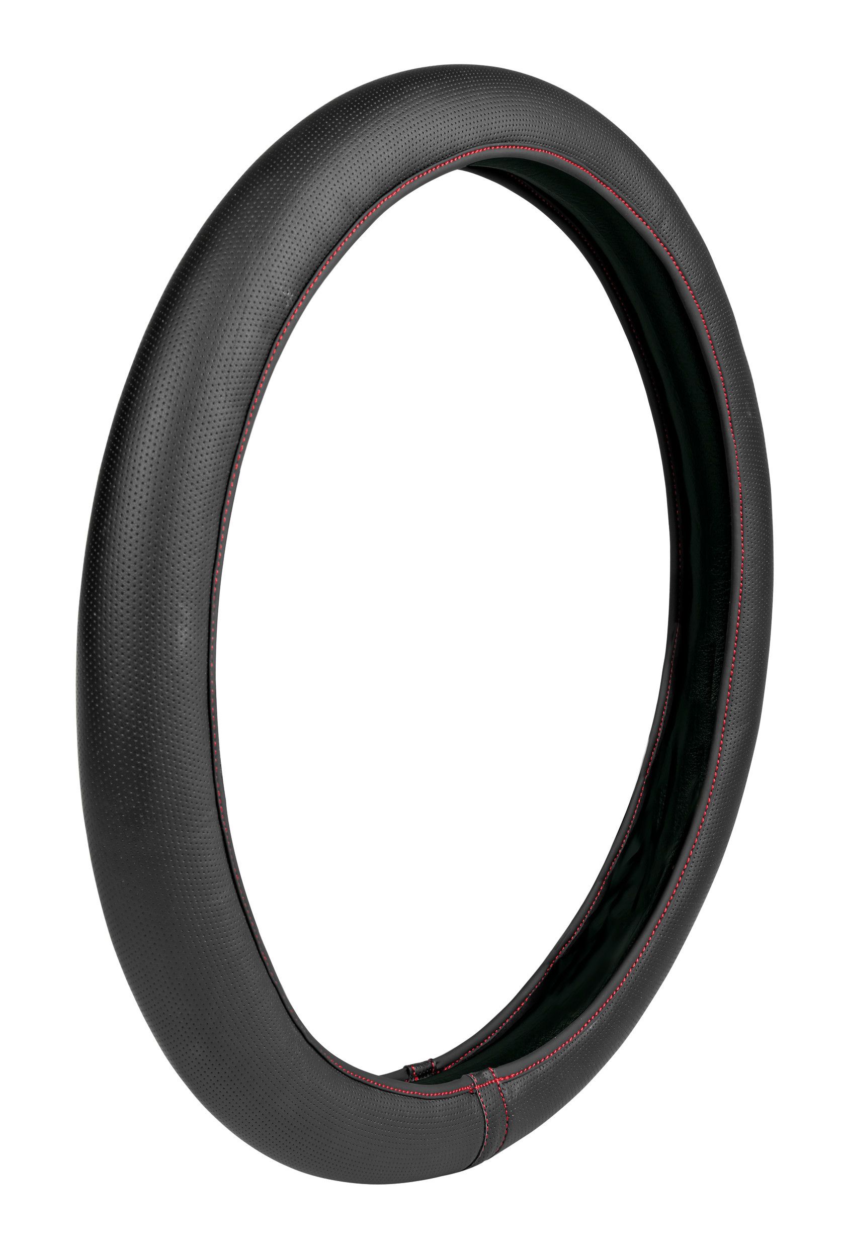 Skin-Cover, coprivolante elasticizzato in Skeentex - Nero/Rosso - M - Ø 38/40 cm