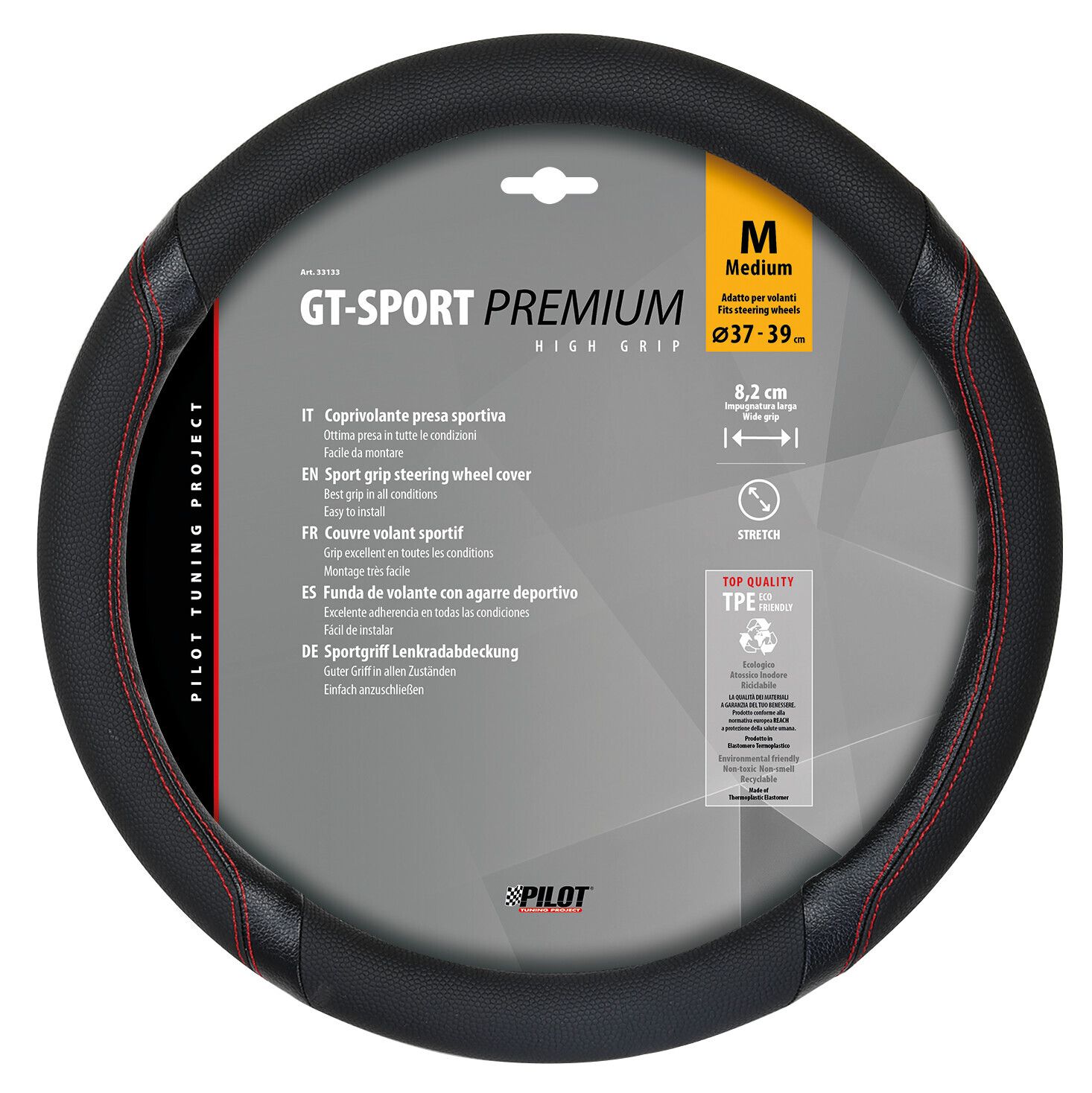 GT-Sport, coprivolante in Skeentex - M - Ø 37/39 cm