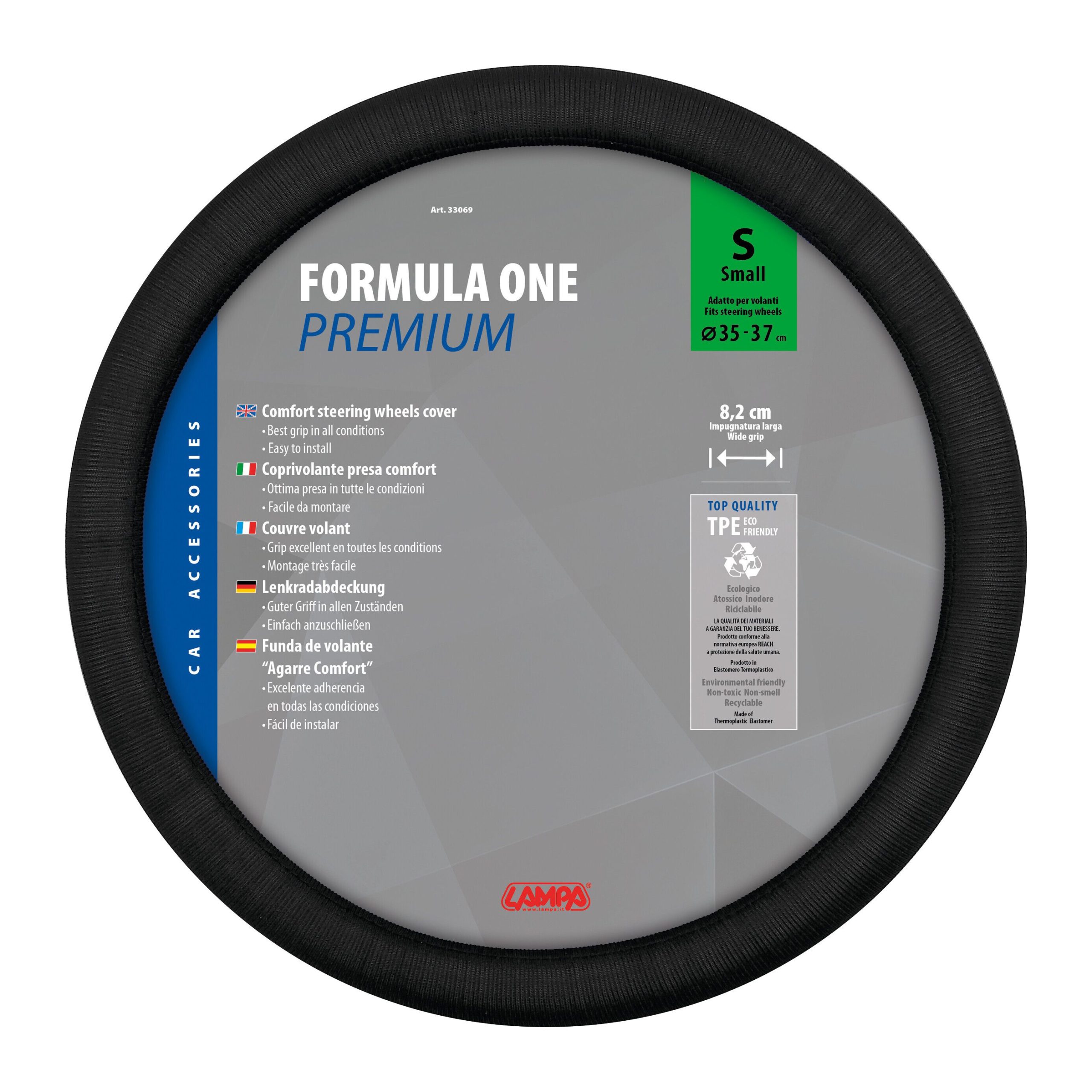 Formula One, coprivolante in poliestere - S - Ø 35/37 cm